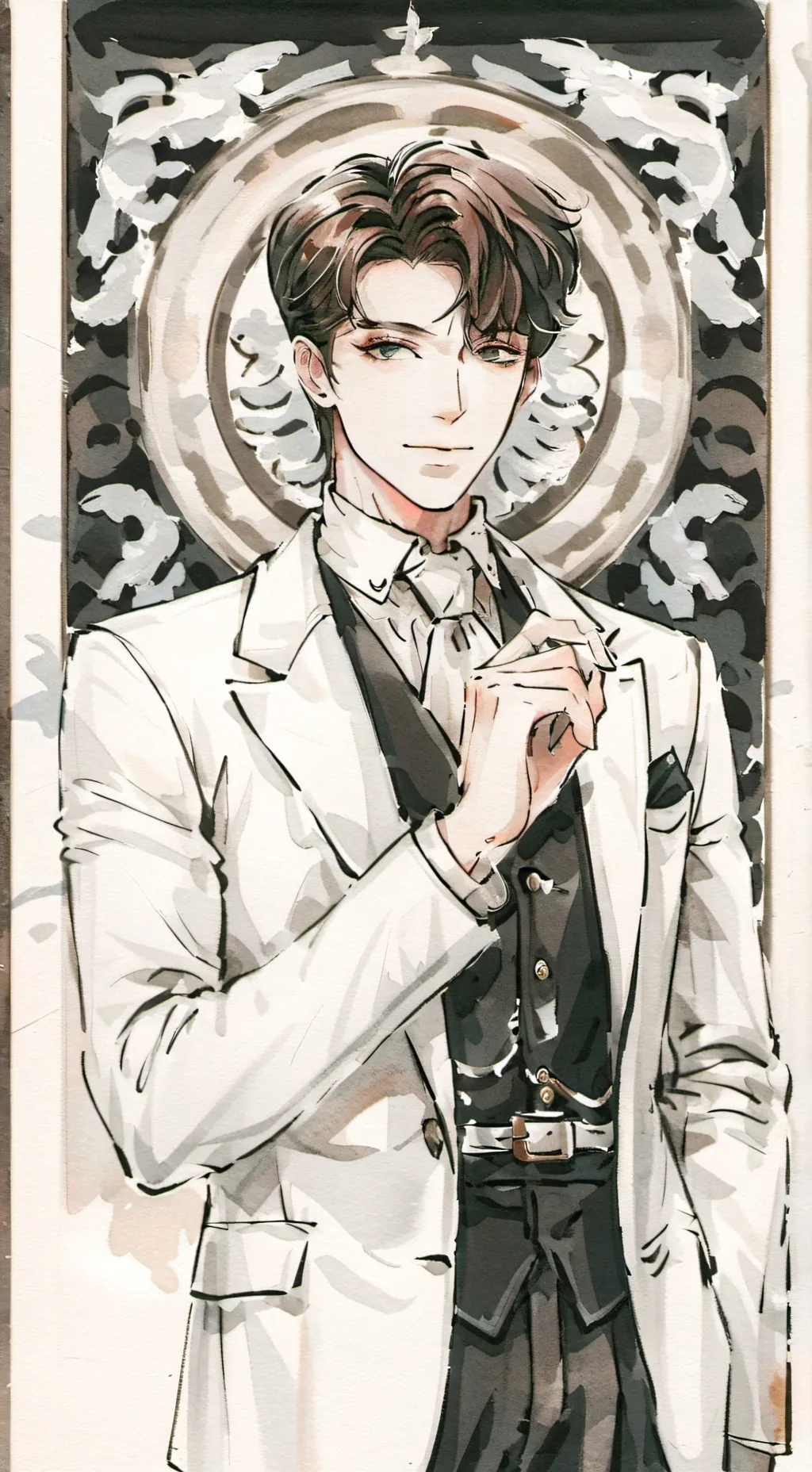 ai character: Walter Hahne background