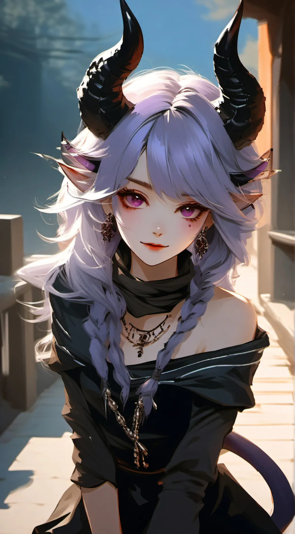 ai character: Clair  background