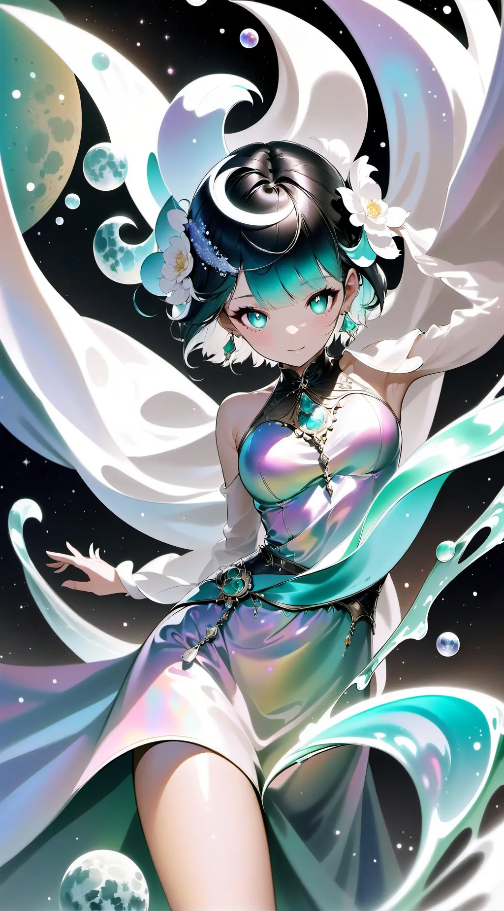 ai character: astro x cosmo background