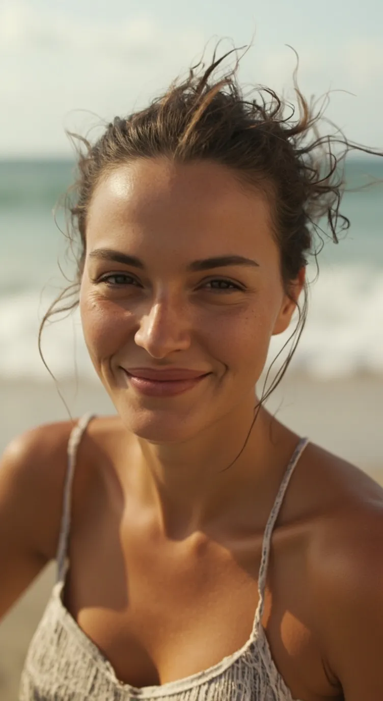 ai character: cutie woman background