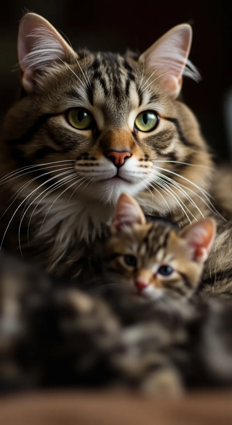 ai character: Cats background