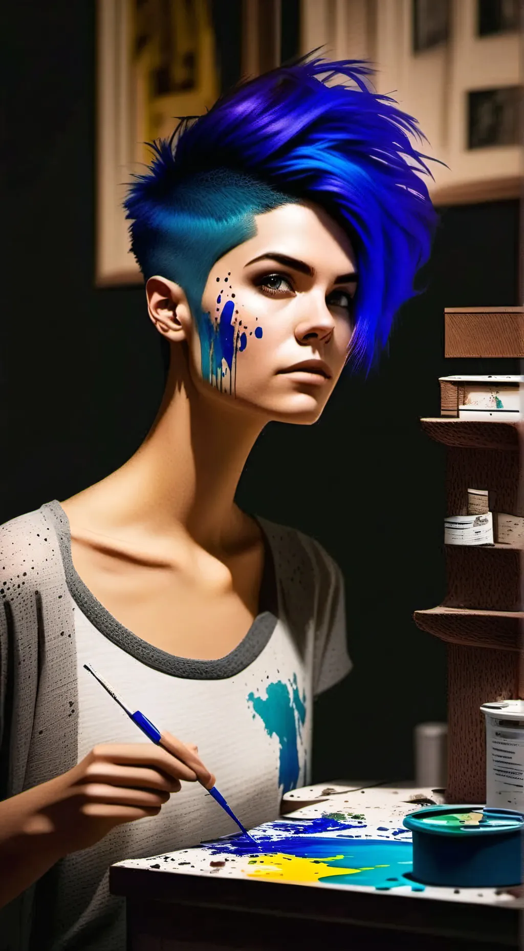 ai character: The Chromatic Conundrum background