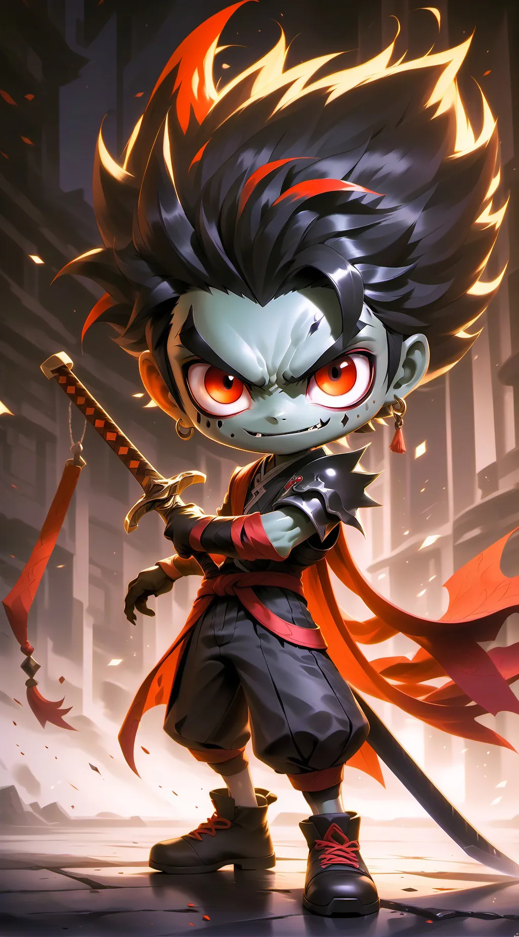 ai character: Muichiro exe background