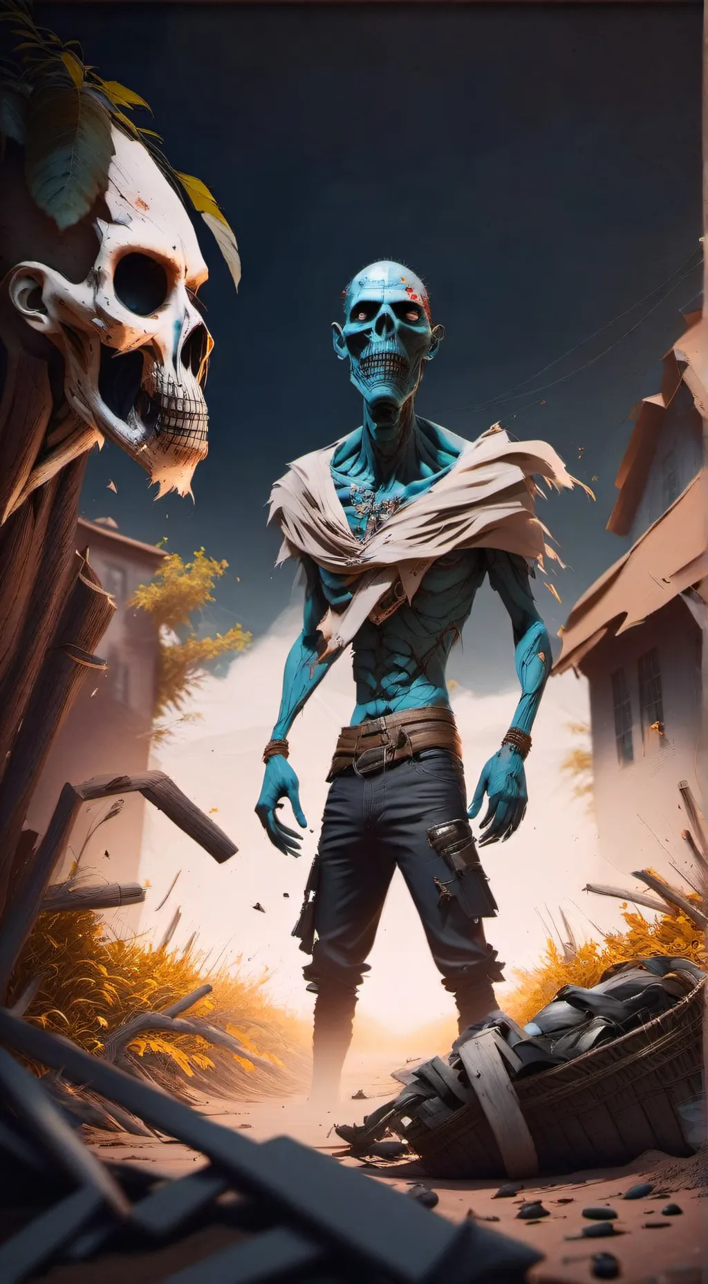 ai character: apocalipsis background