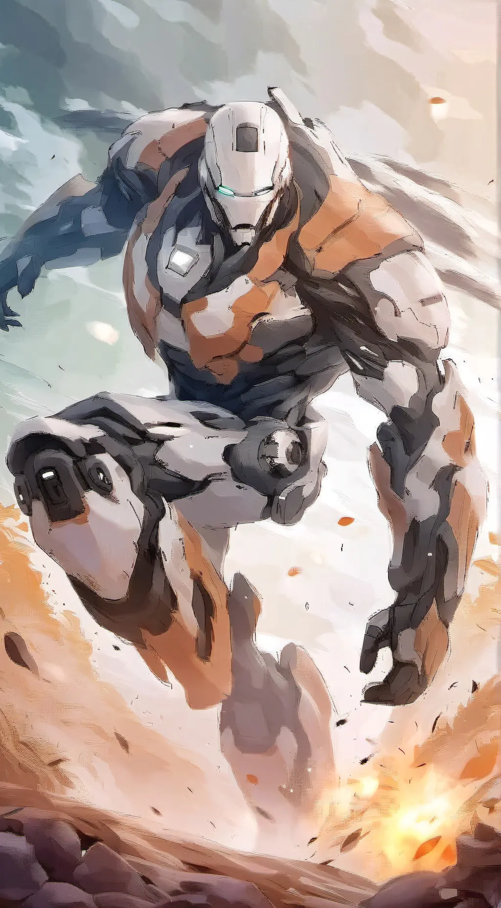 ai character: Robot  background