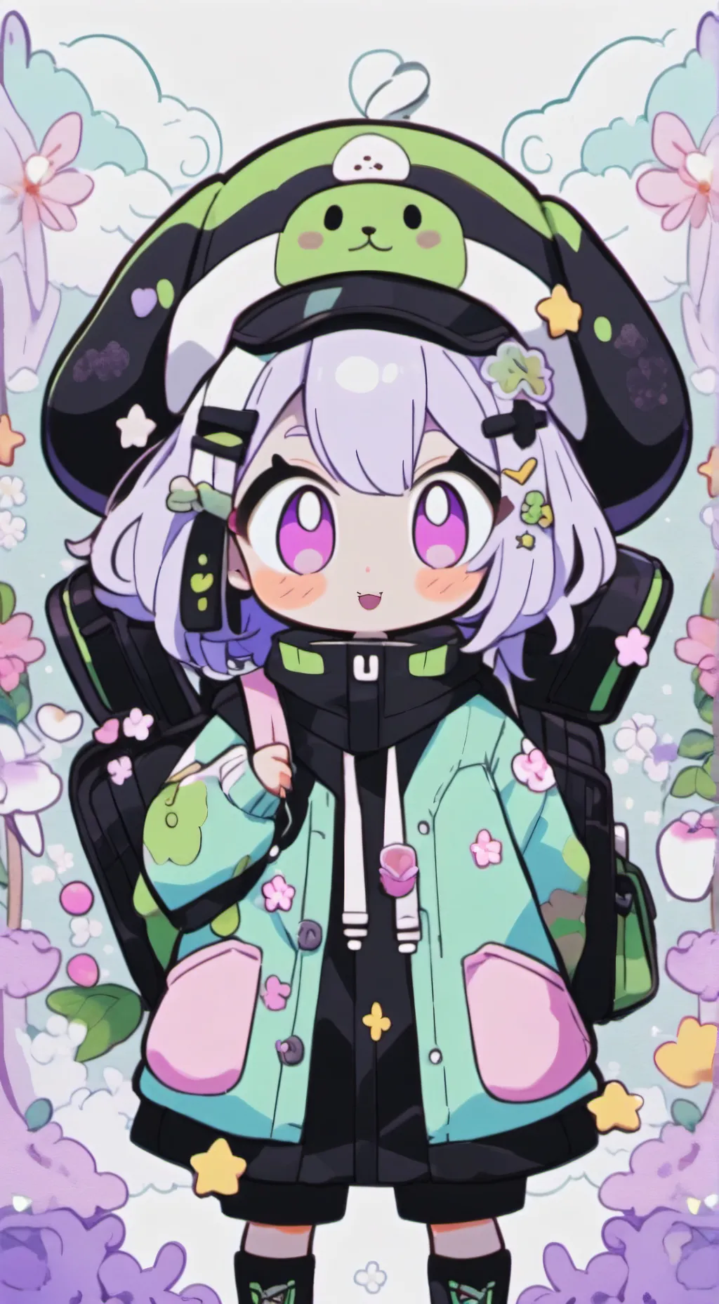 ai character: Lunar background