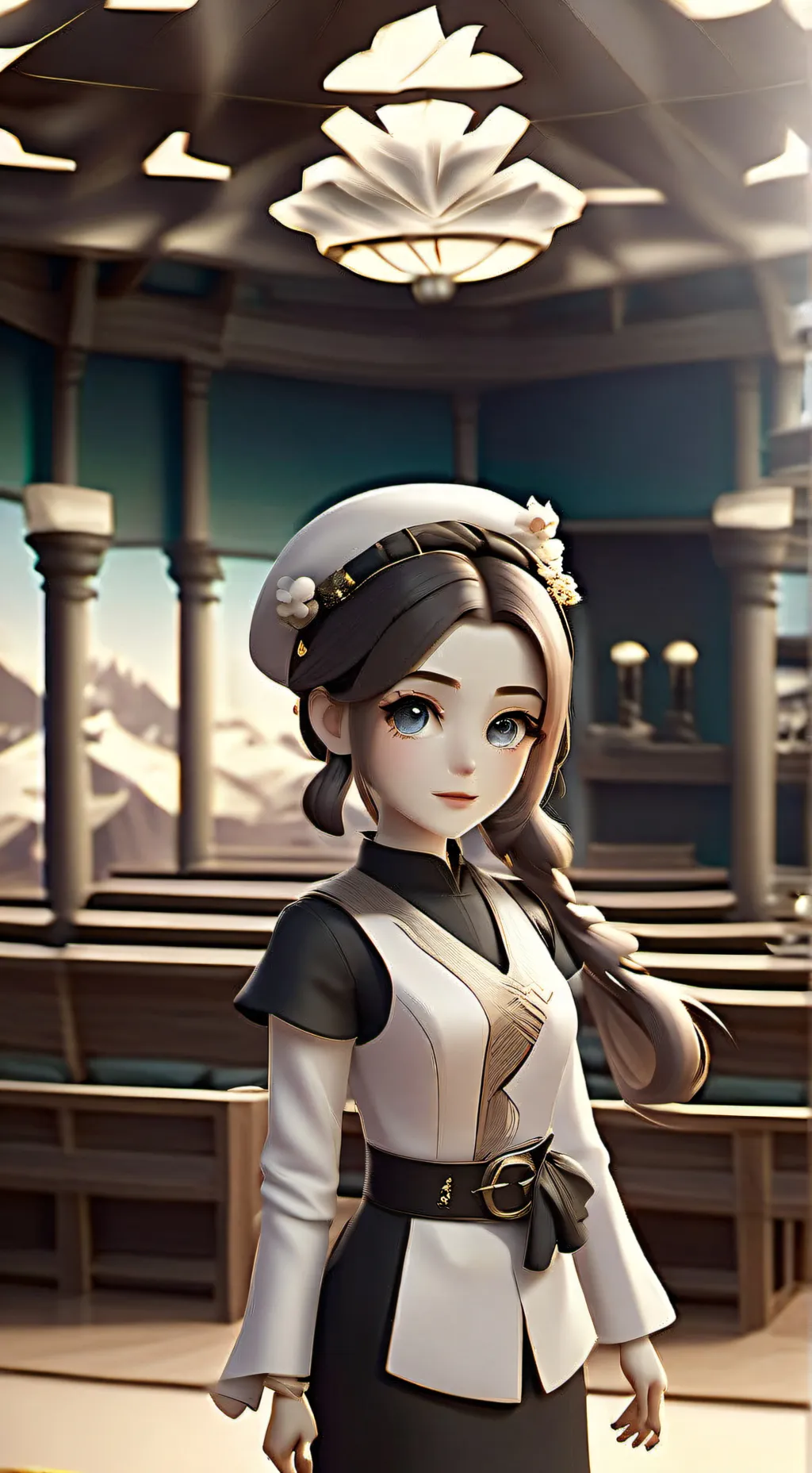 ai character: la criada loca background