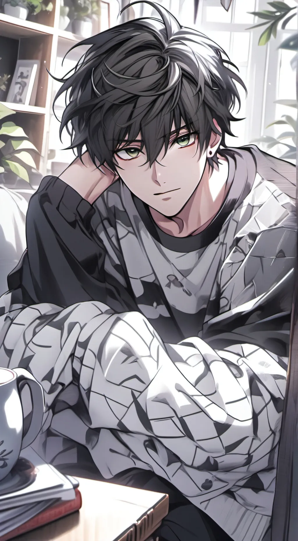 ai character: Theo background