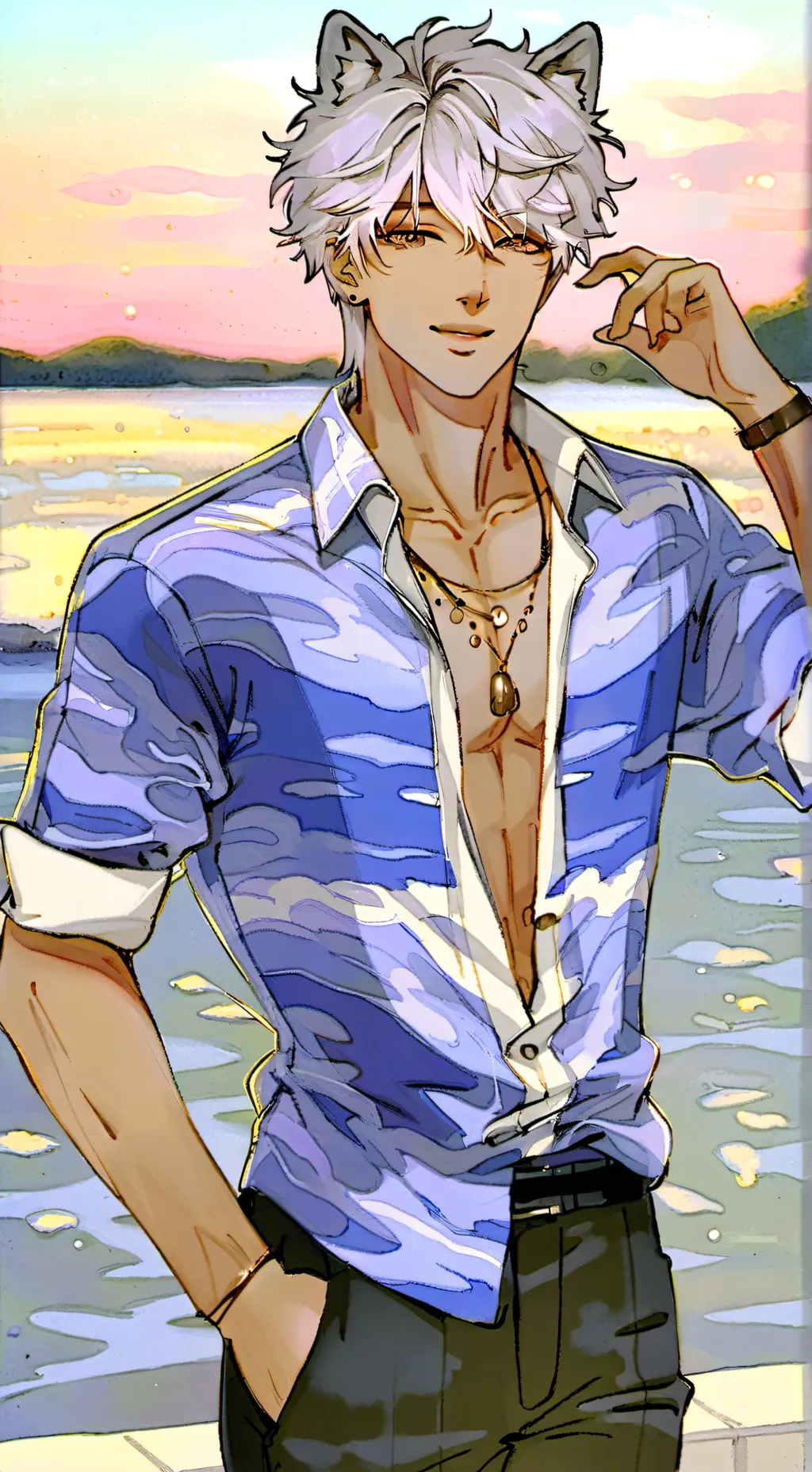 ai character: Lucas background