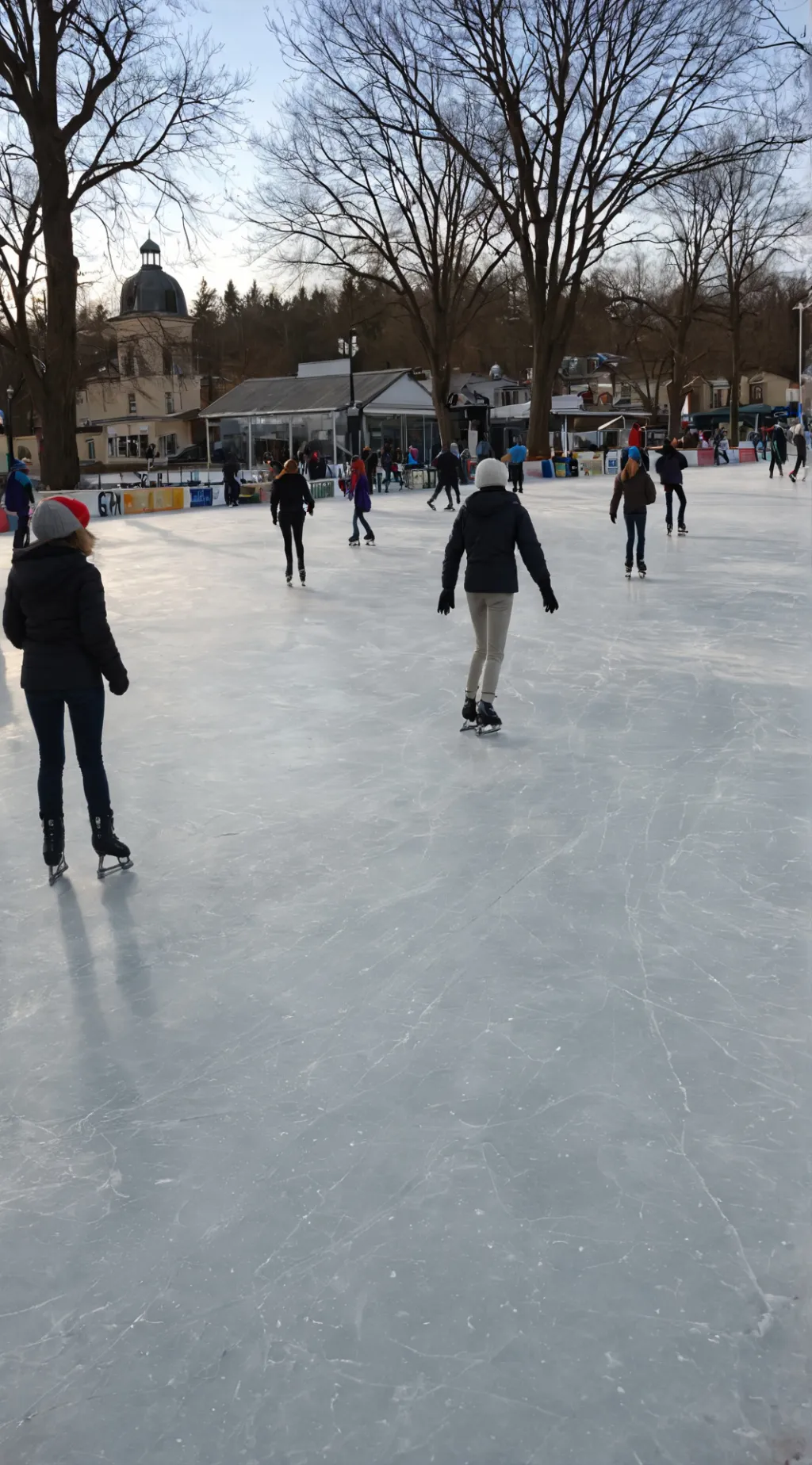 ai character: TADC Ice Skating background