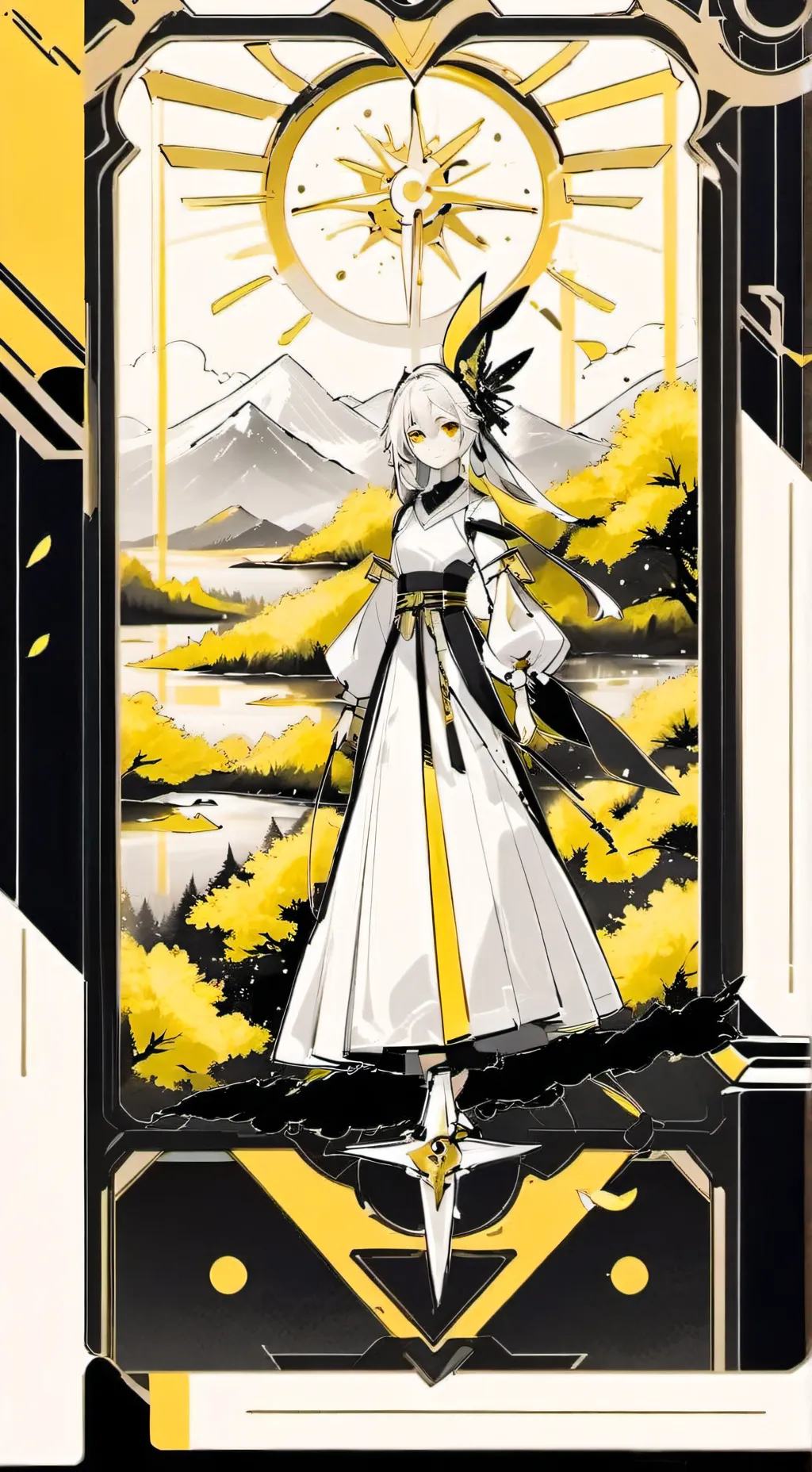 ai character: emoji cat background