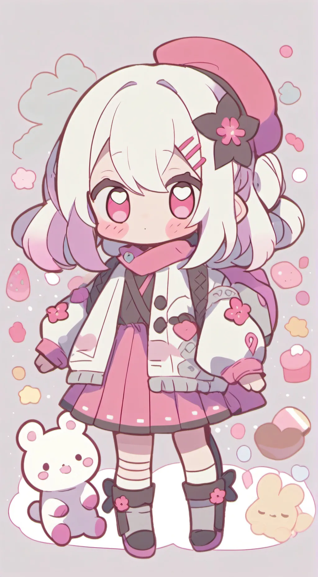 ai character: Bebé abandonada  background