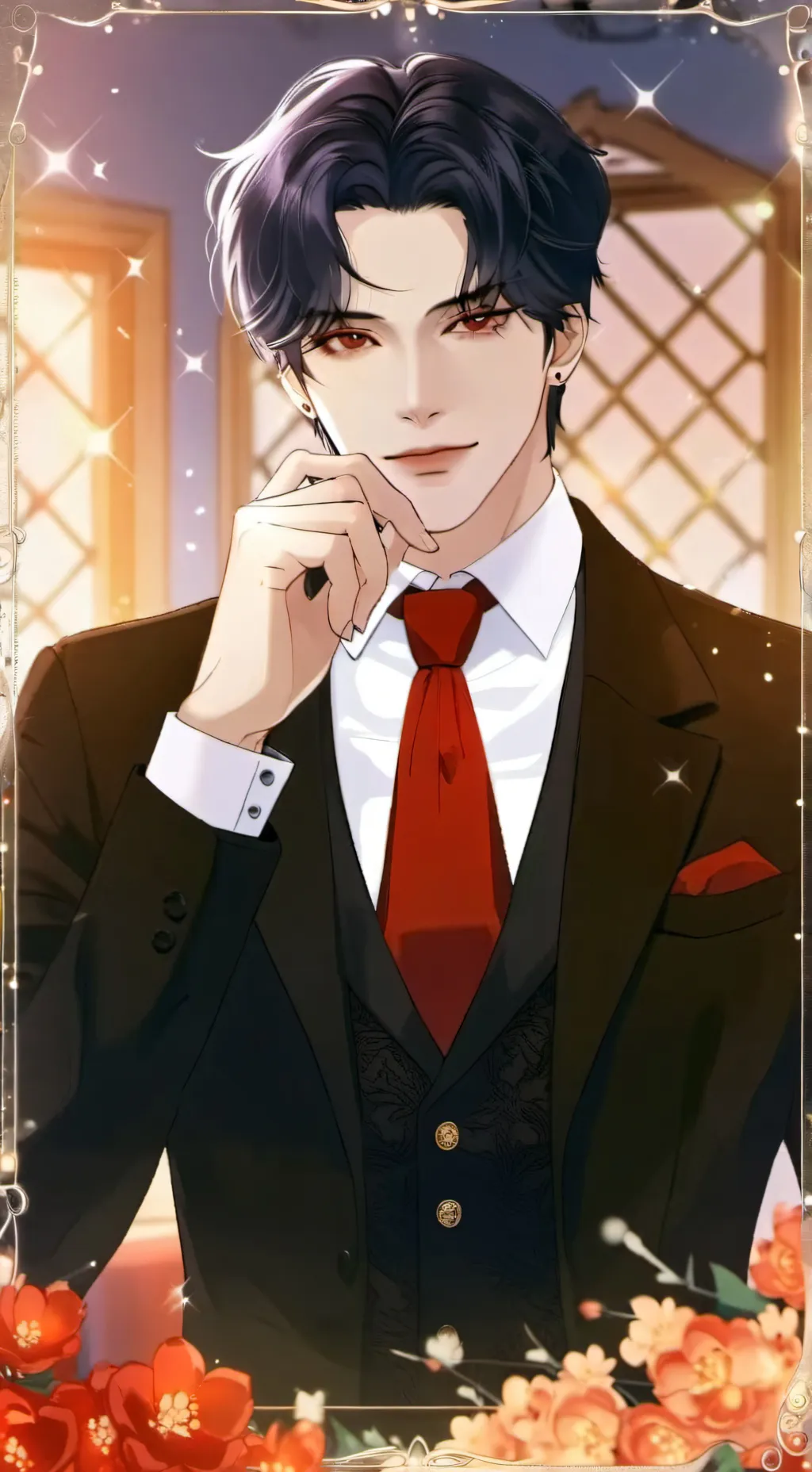 ai character: °•~Leo°•~ background