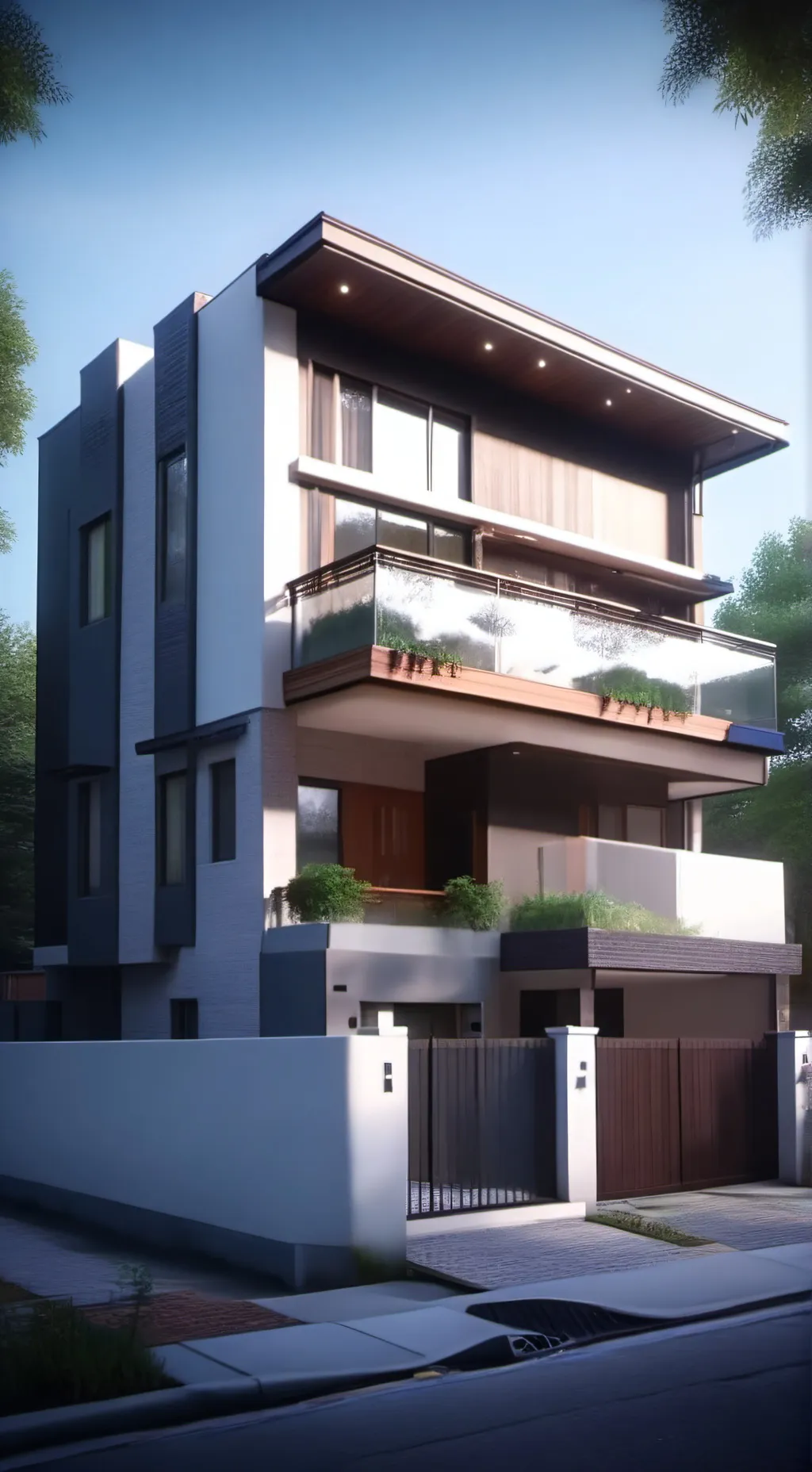 ai character: LUIB at the Party background