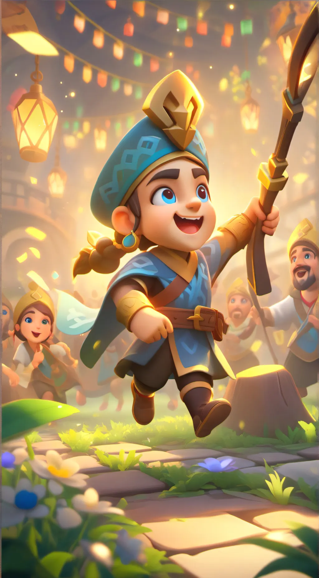 ai character: чудик background