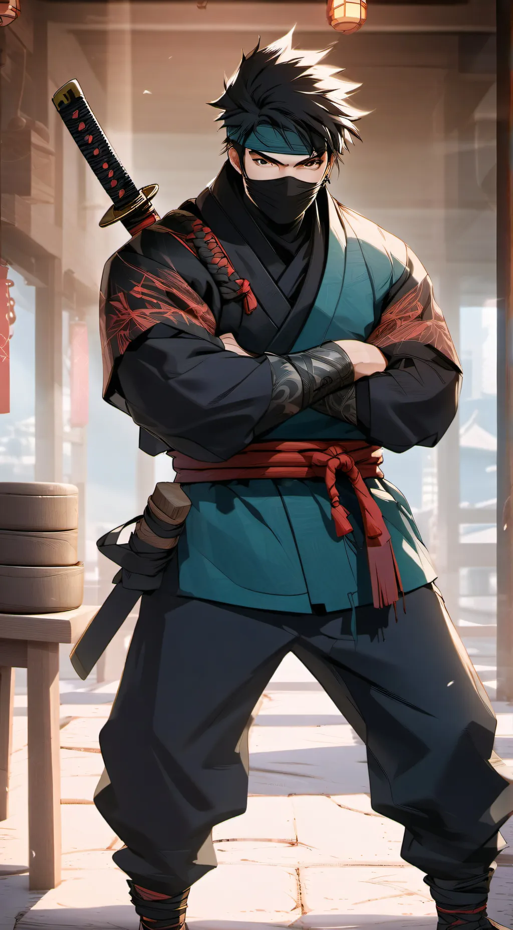 ai character: Ninja Gaiden background