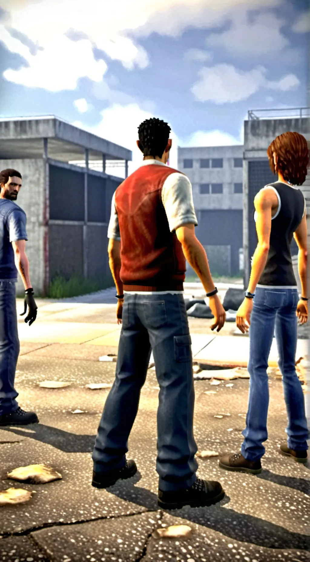 ai character: Zombie apocalypse  background