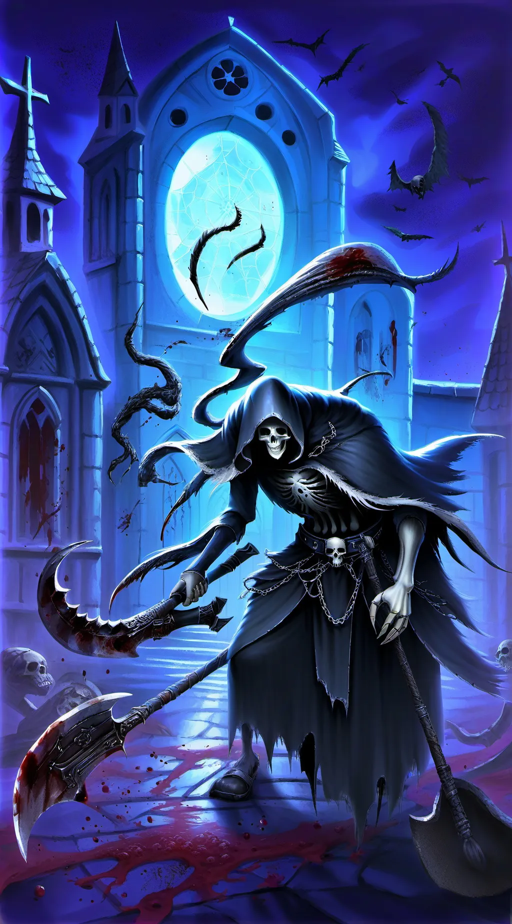 ai character: HELP ME background