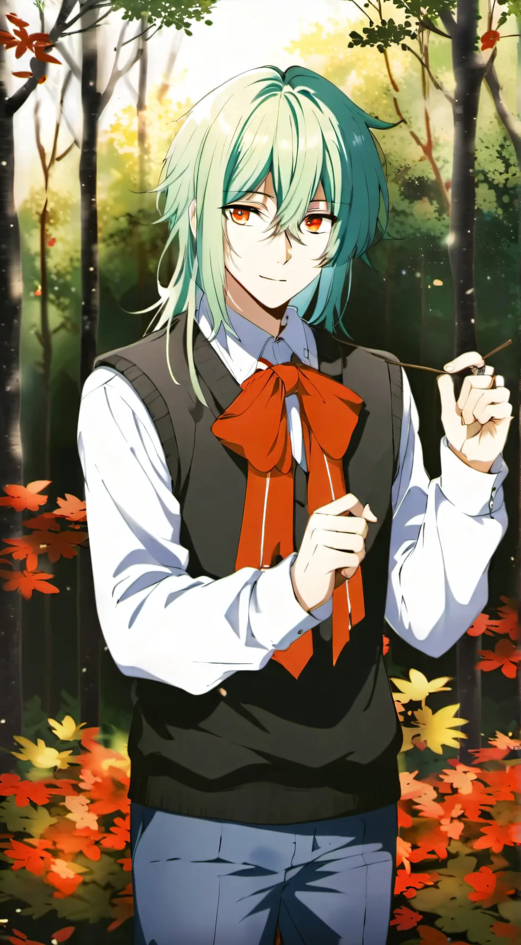 ai character: n Hōki suru background