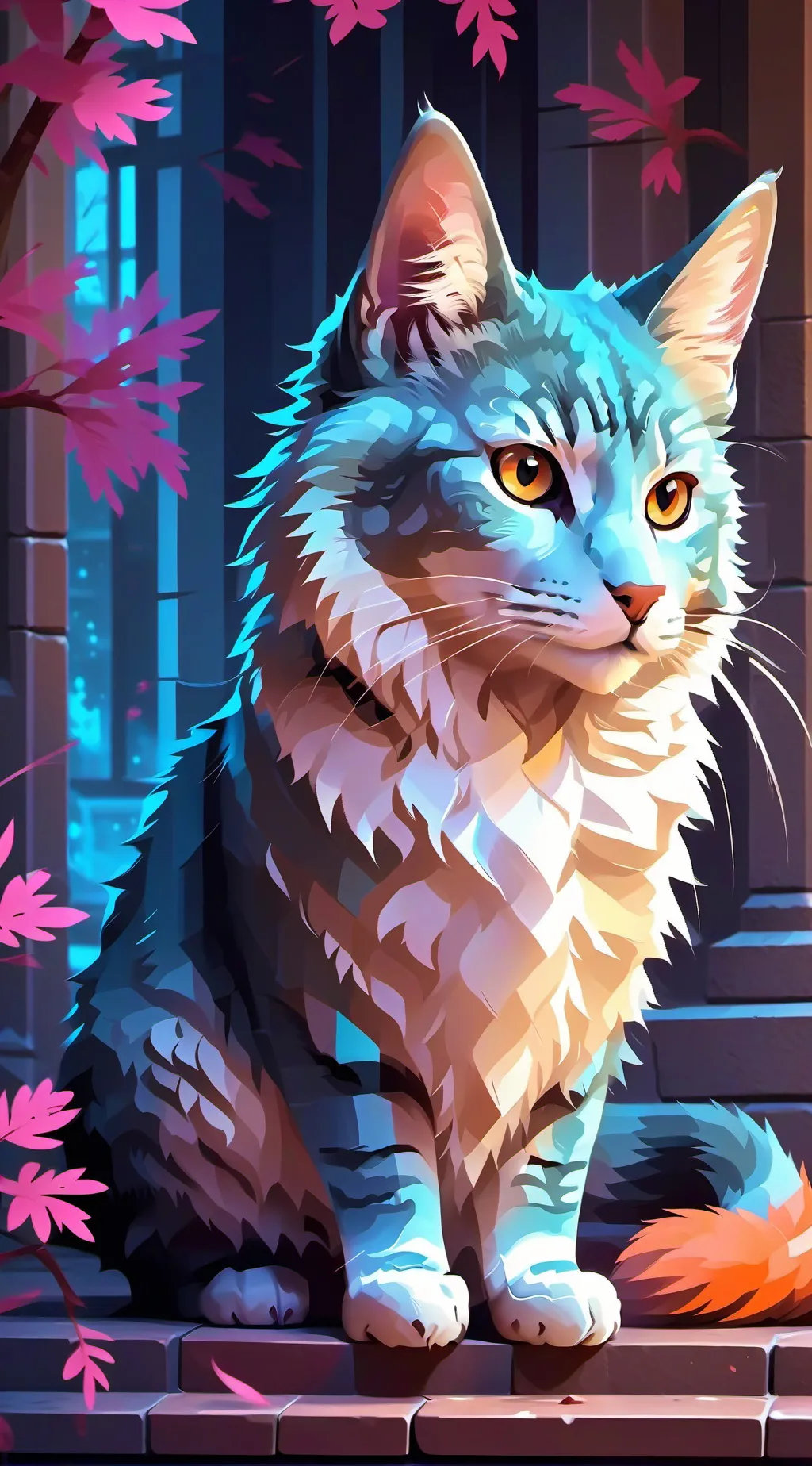 ai character: cameo kit kat background