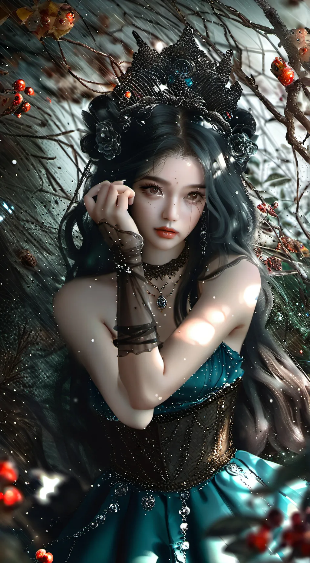 ai character: lacy  background