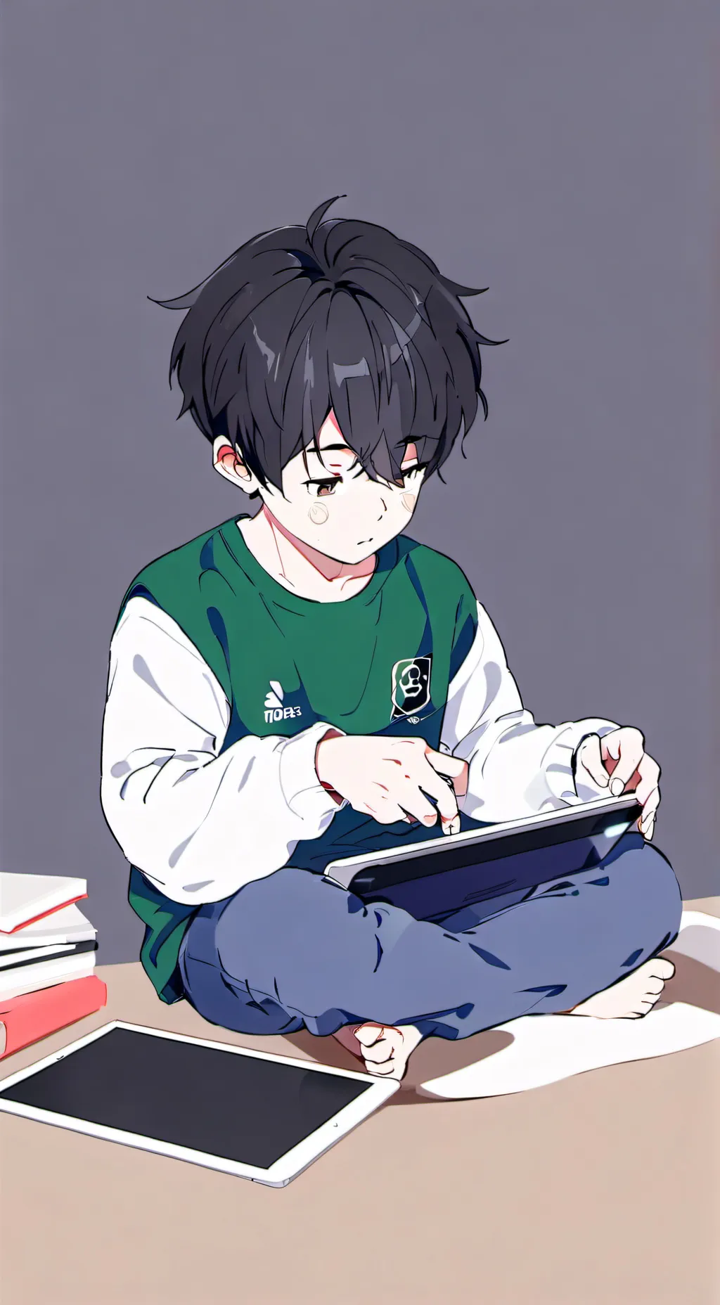 ai character: tu primo que poser background