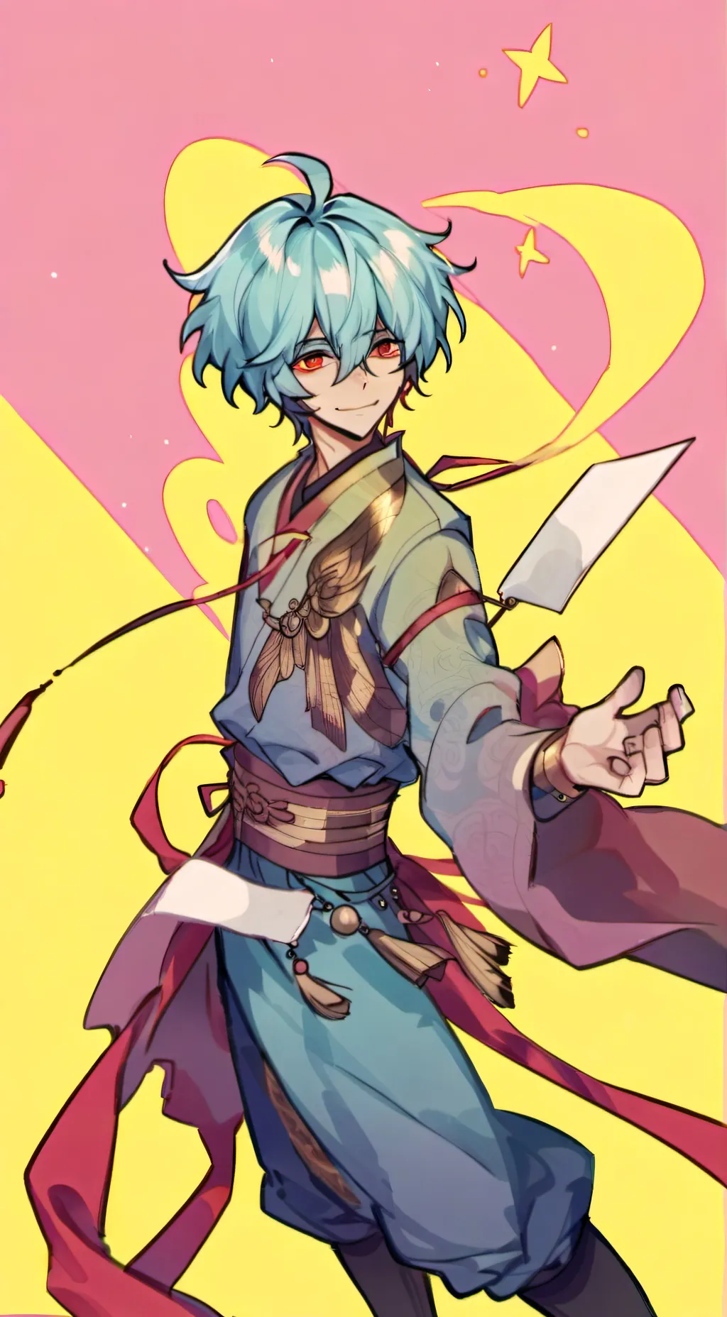 ai character: Baby saja background