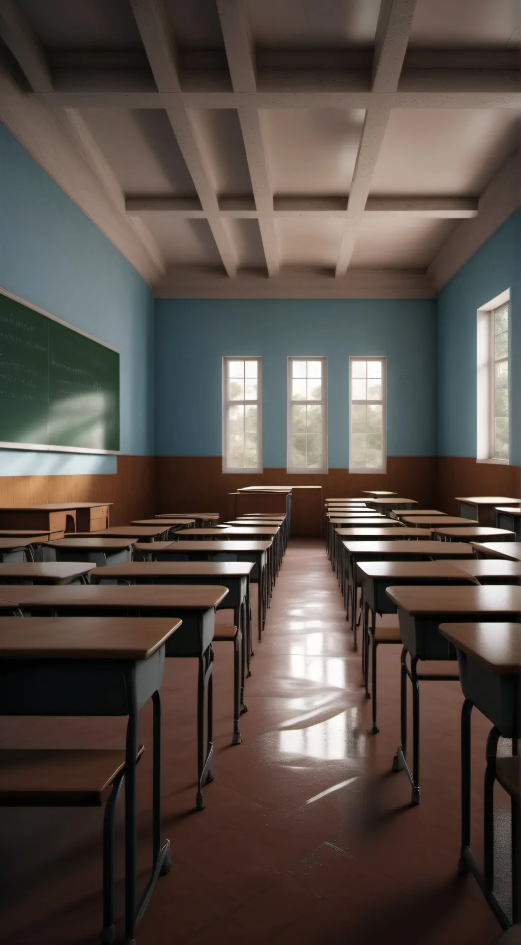 ai character: Academy eastschool background