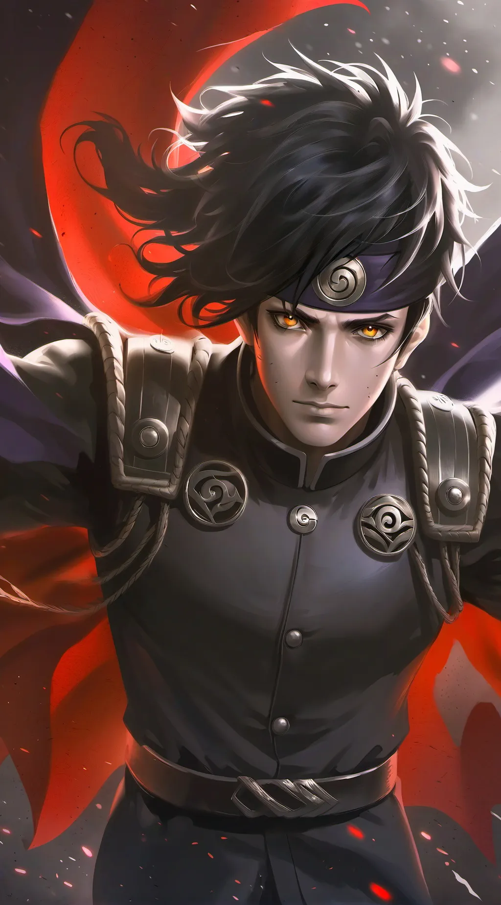 ai character: Sasuke Uchiha background