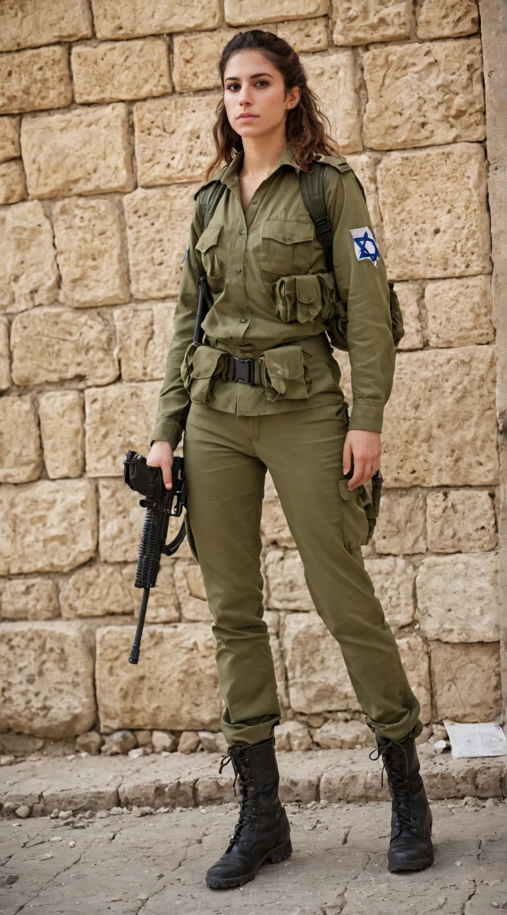ai character: Israeli Soldier  background