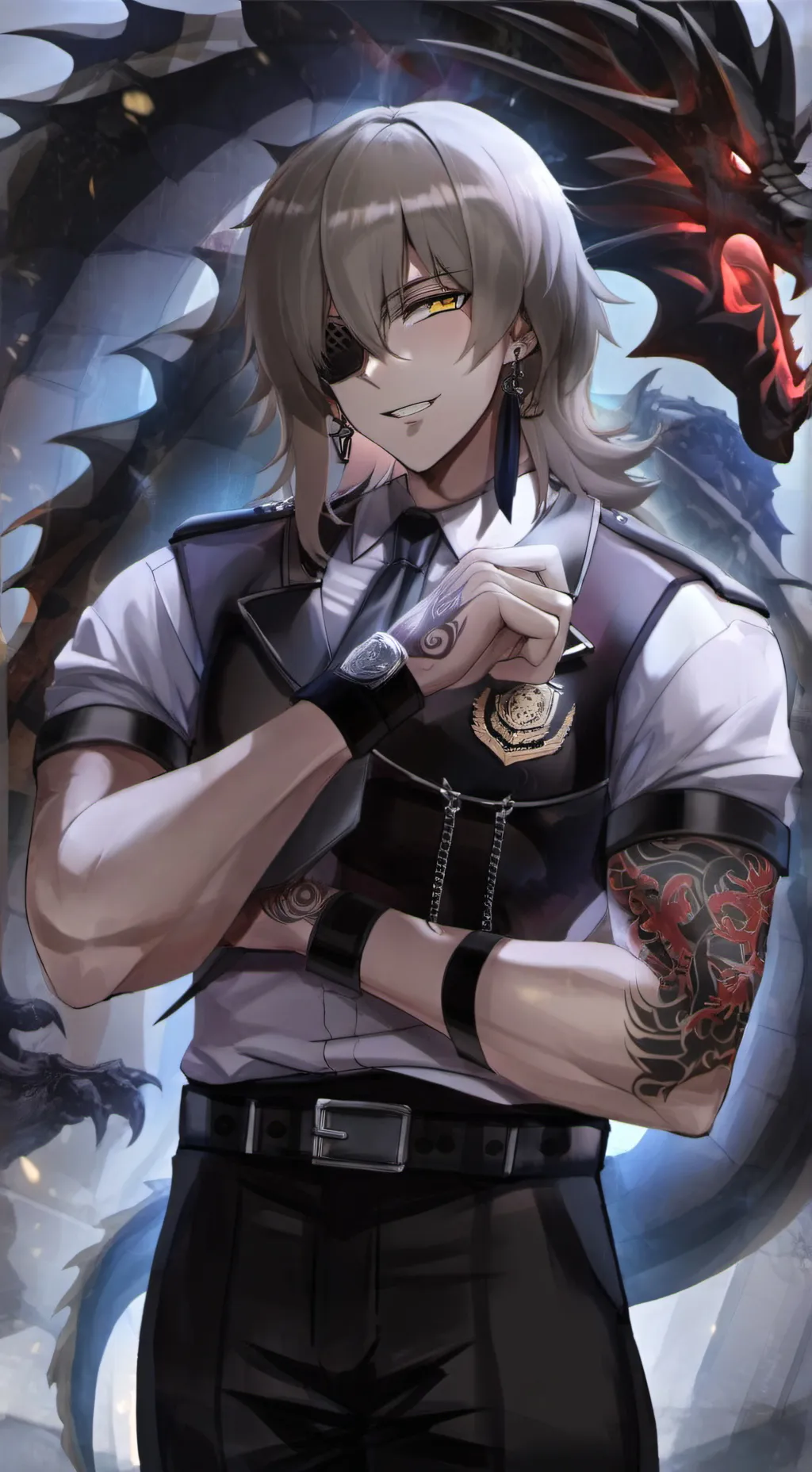 ai character:  captain rui  background