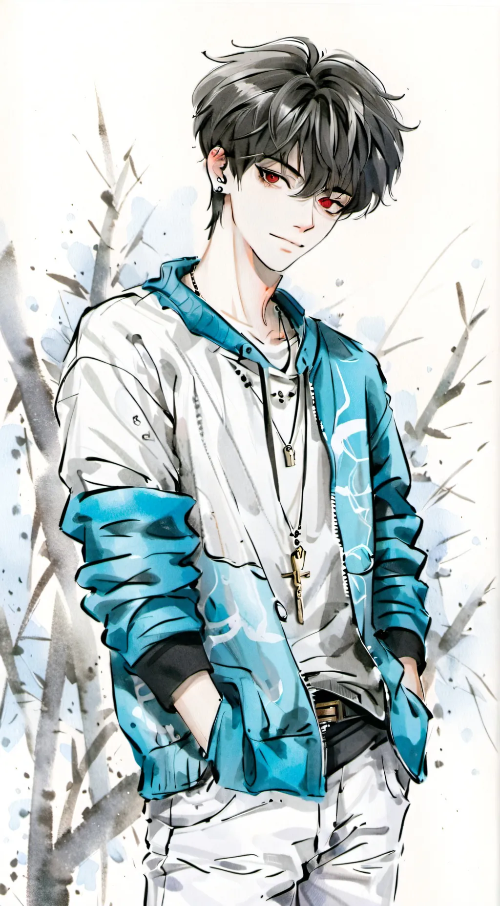 ai character: Axel  background