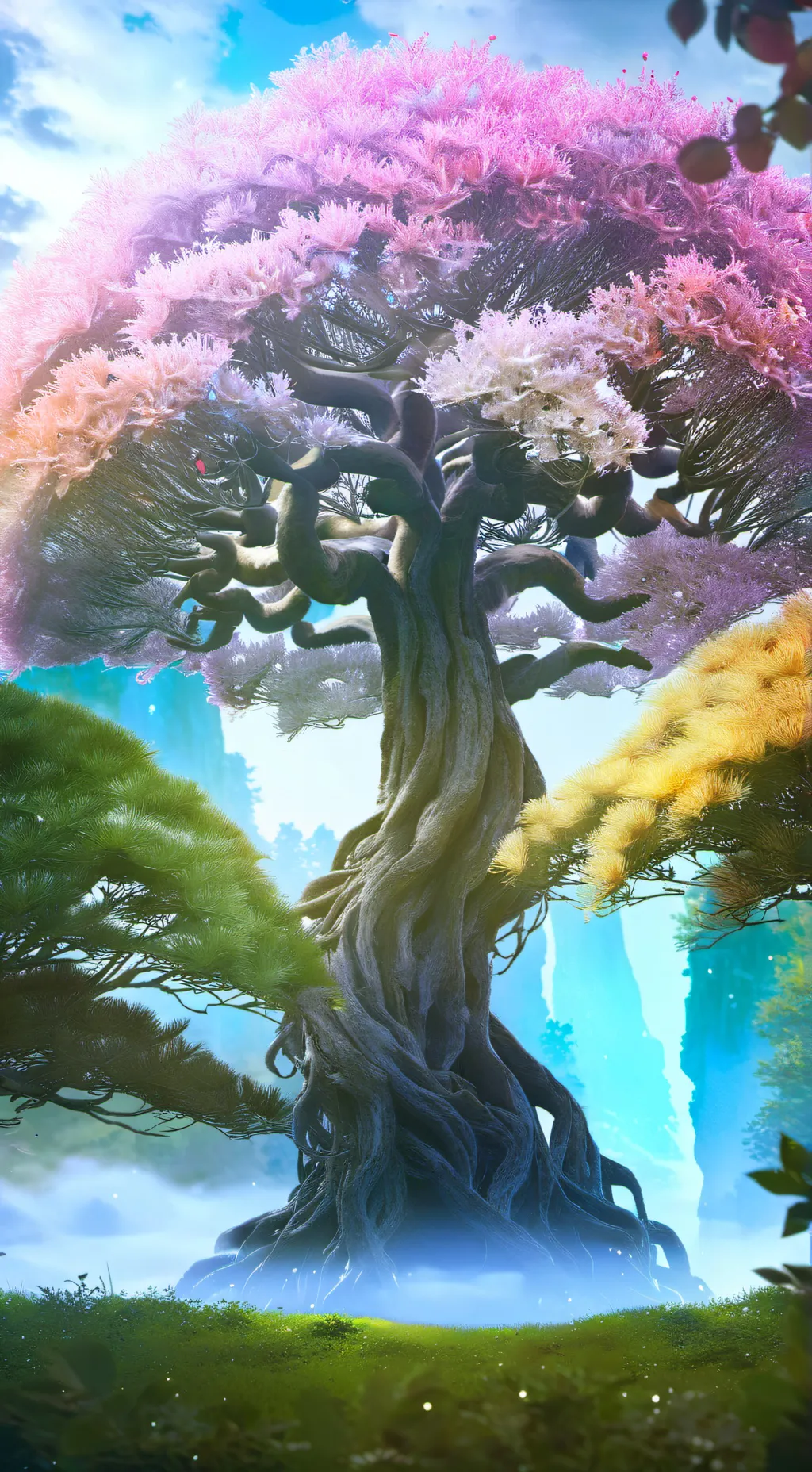 ai character: mundo de fantasia background