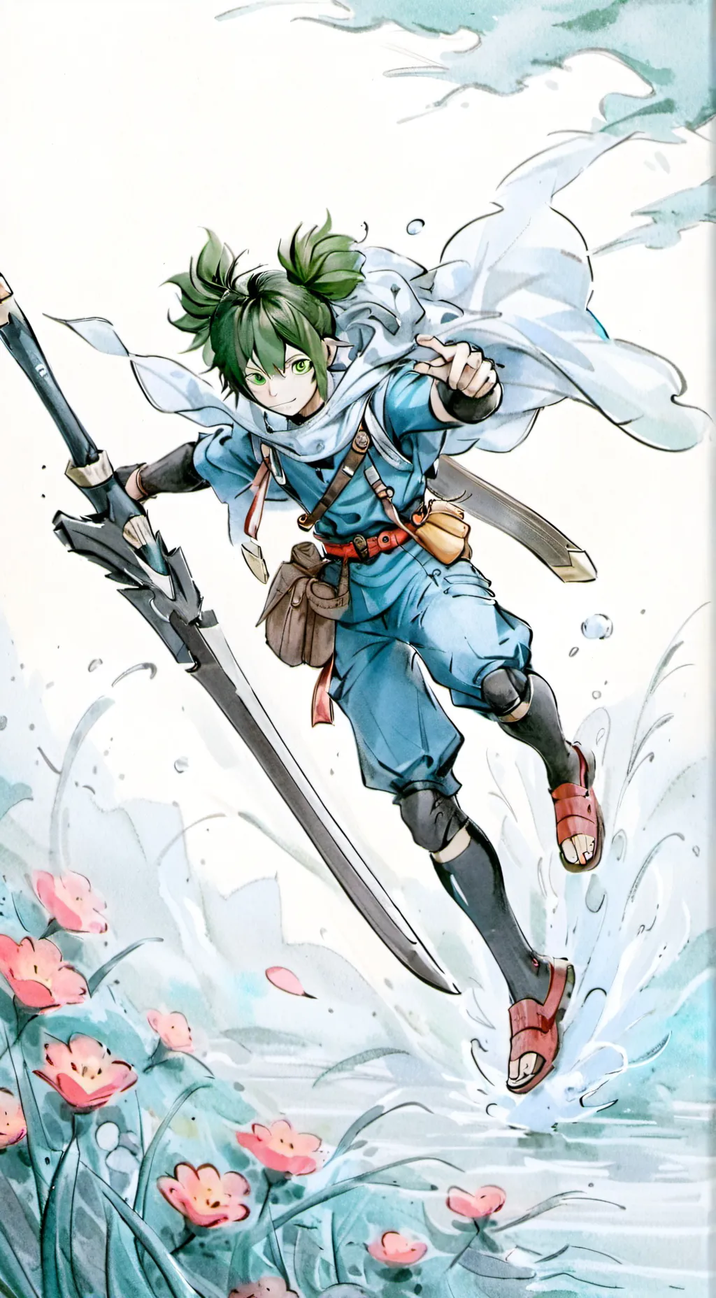 ai character: MHA x background