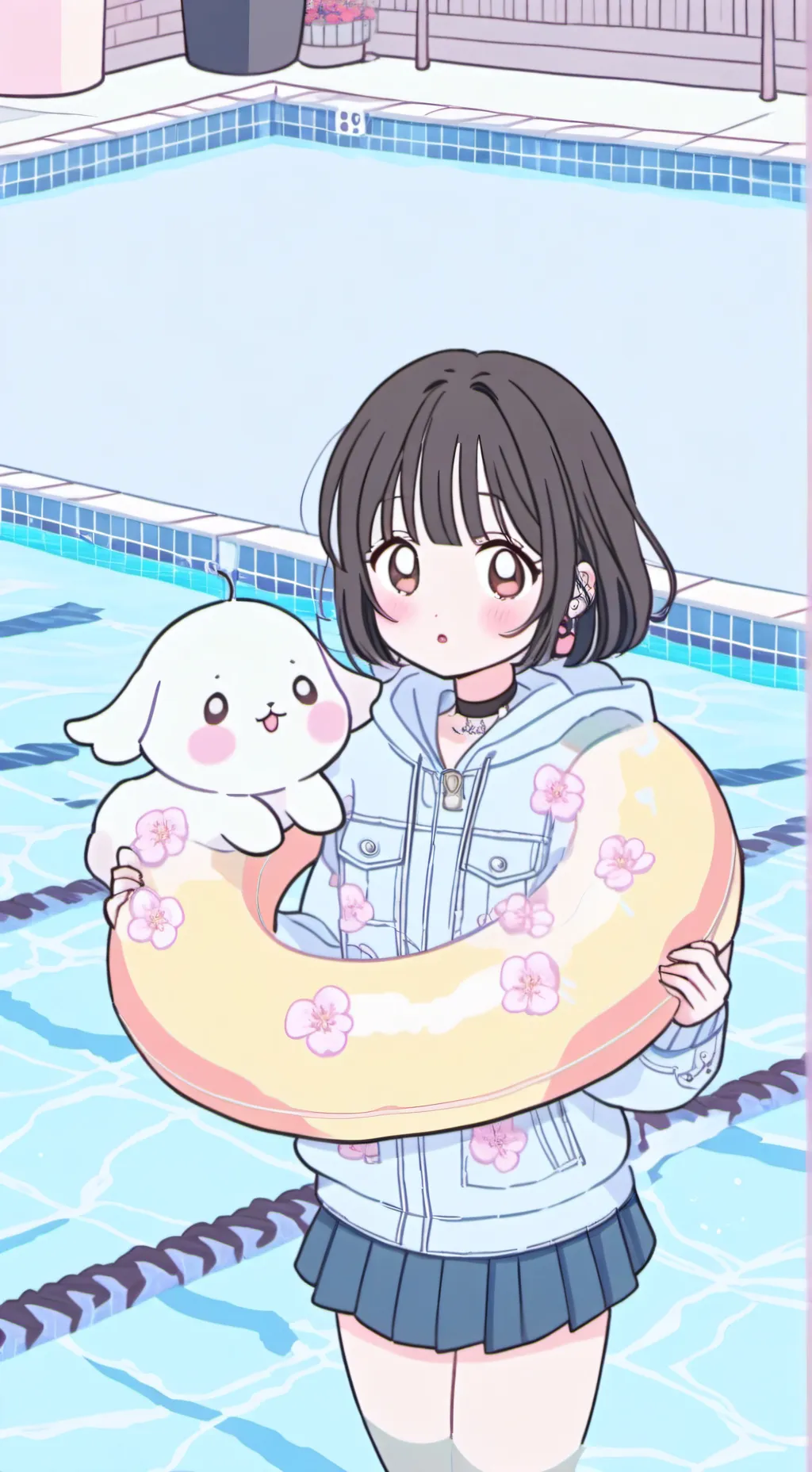 ai character: amber background