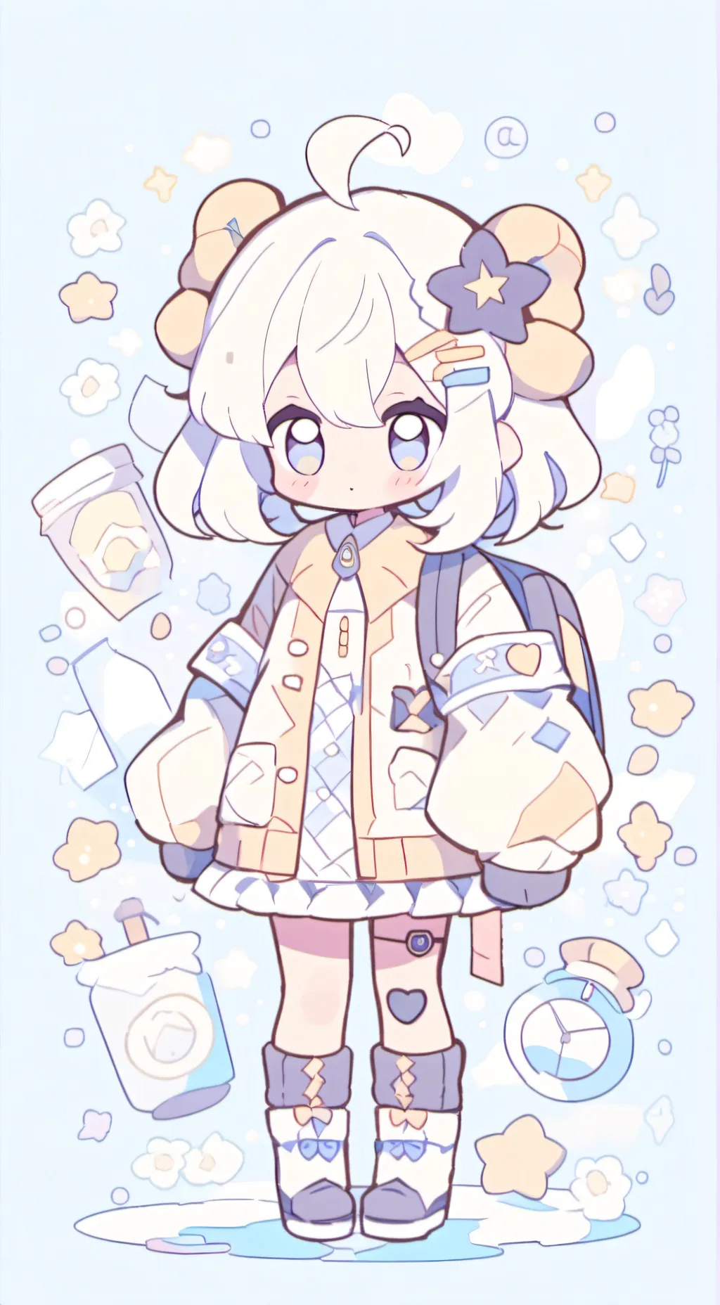 ai character: My fav fandom meet background