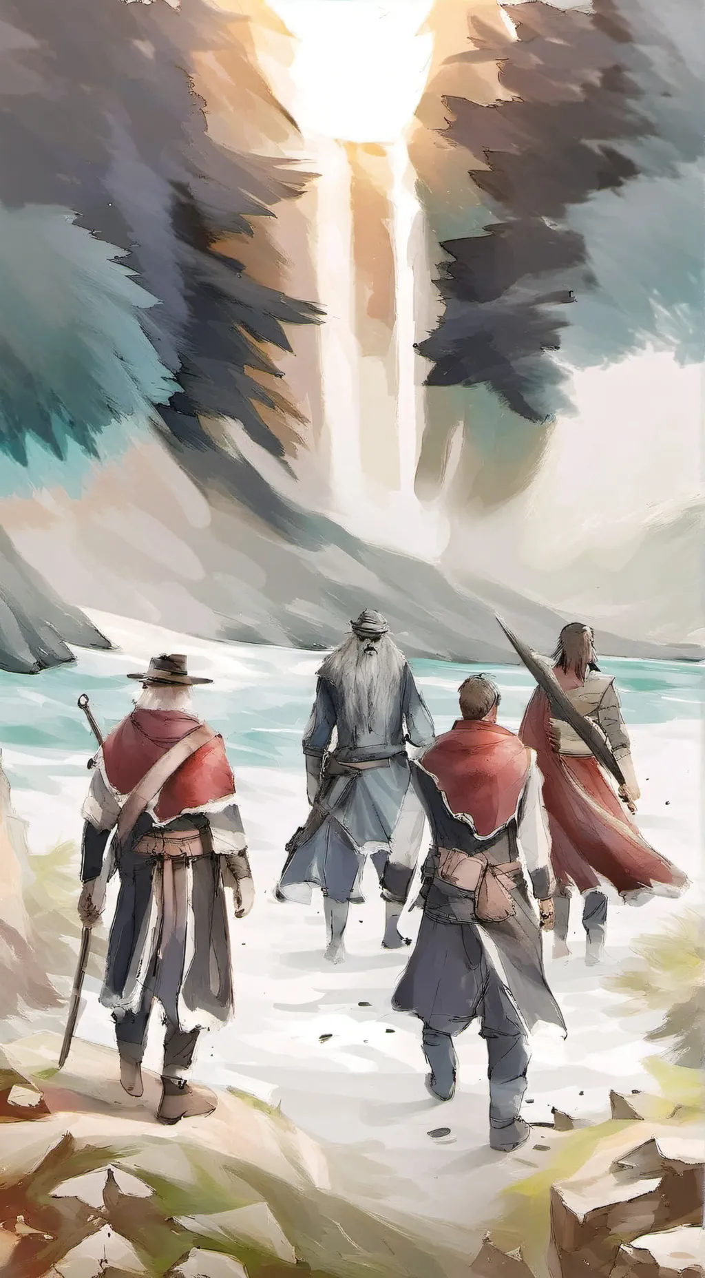 ai character: Two time x Azure  background