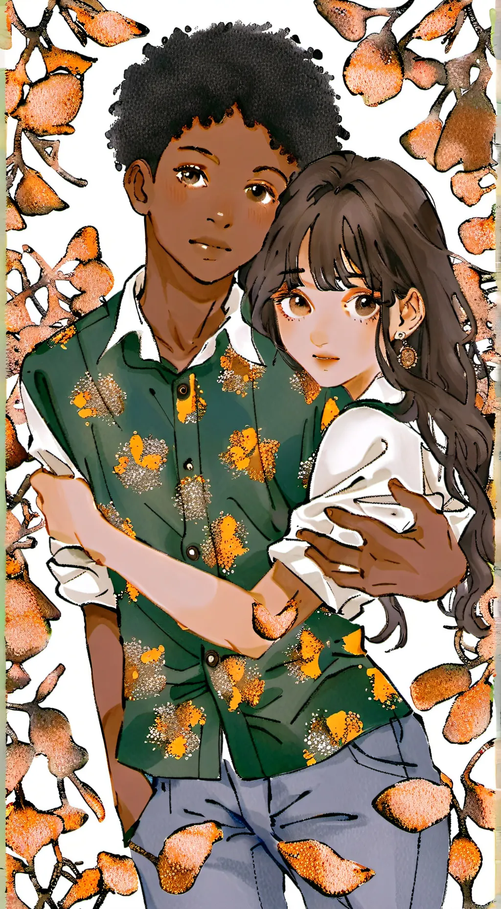 ai character: Karter&hensley background