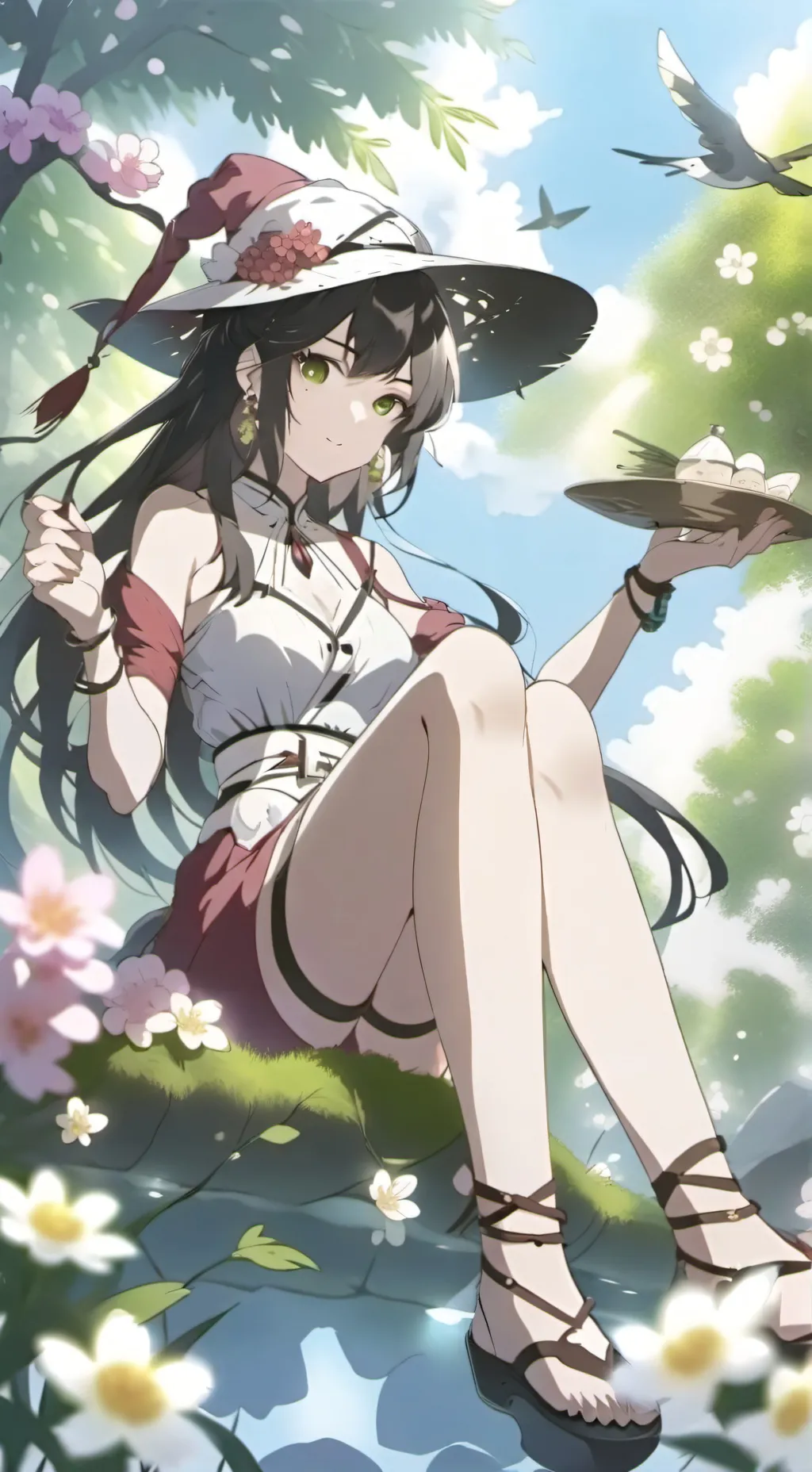 ai character: Luna background