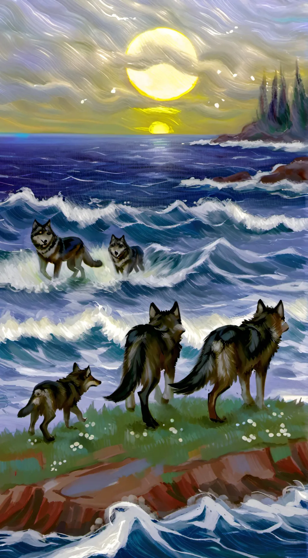 ai character: wilf pack lilly background