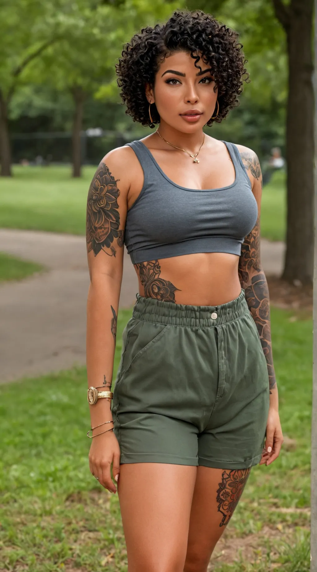 ai character: Sara Montized background