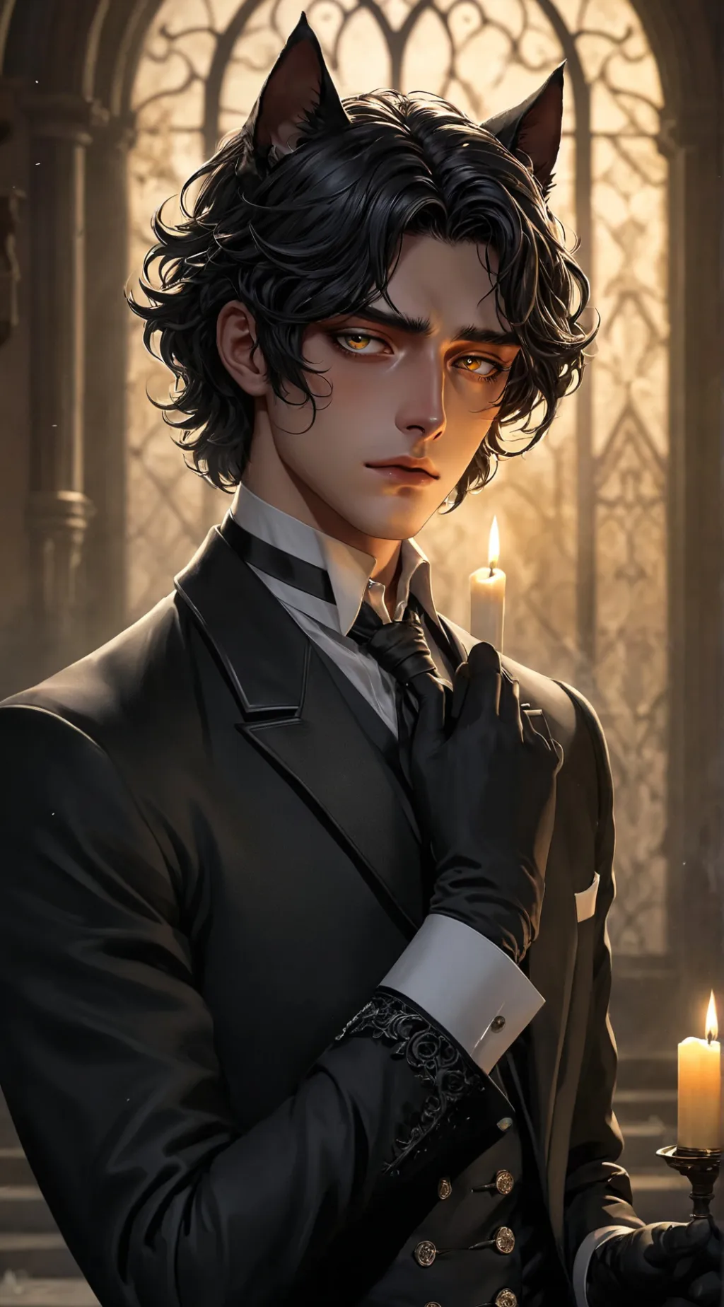 ai character: Lucien Blackthorn background