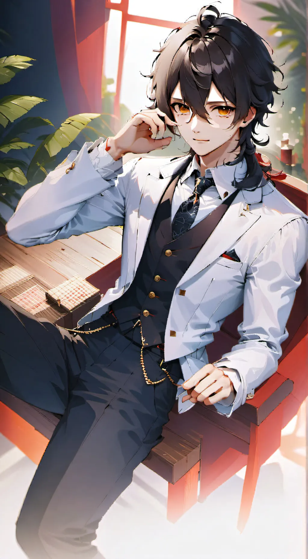 ai character: Huko  background