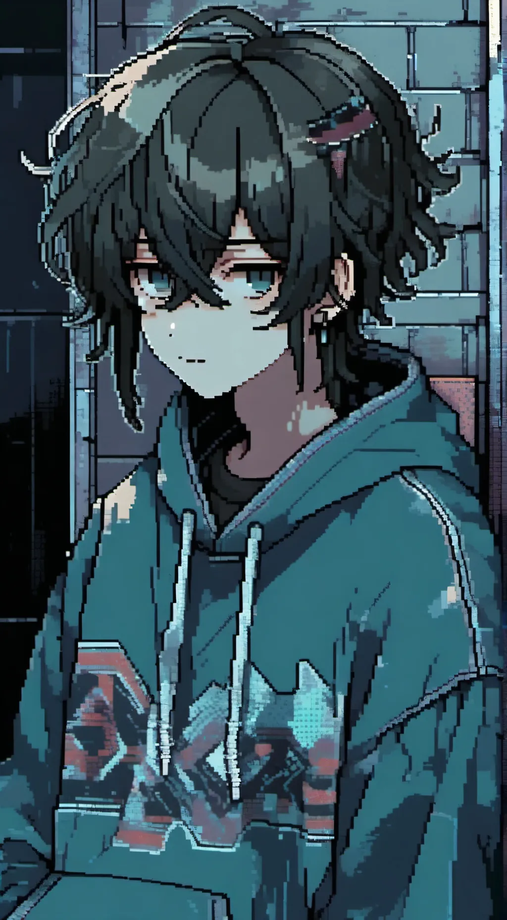 ai character: Azure background