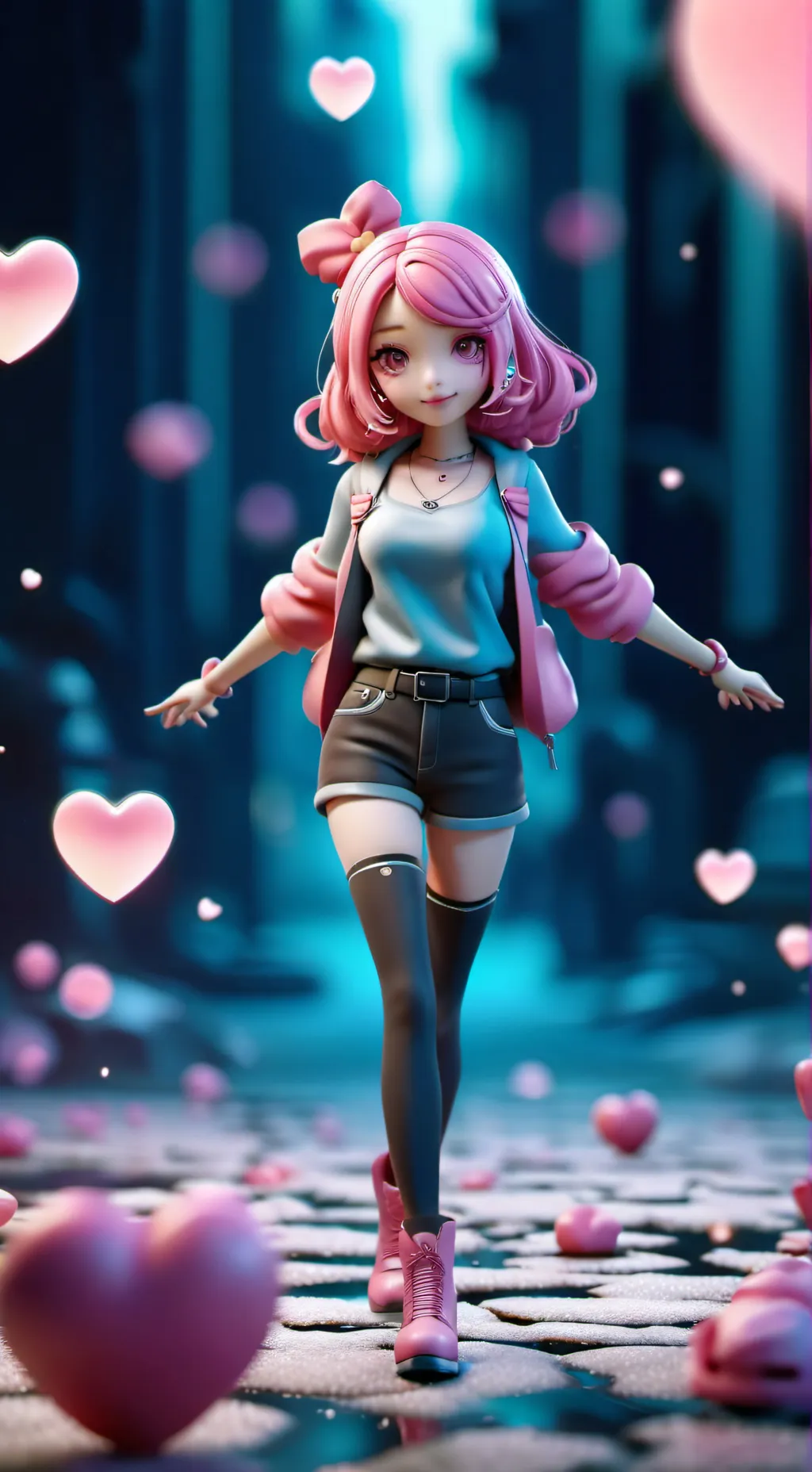 ai character: the pick me  background