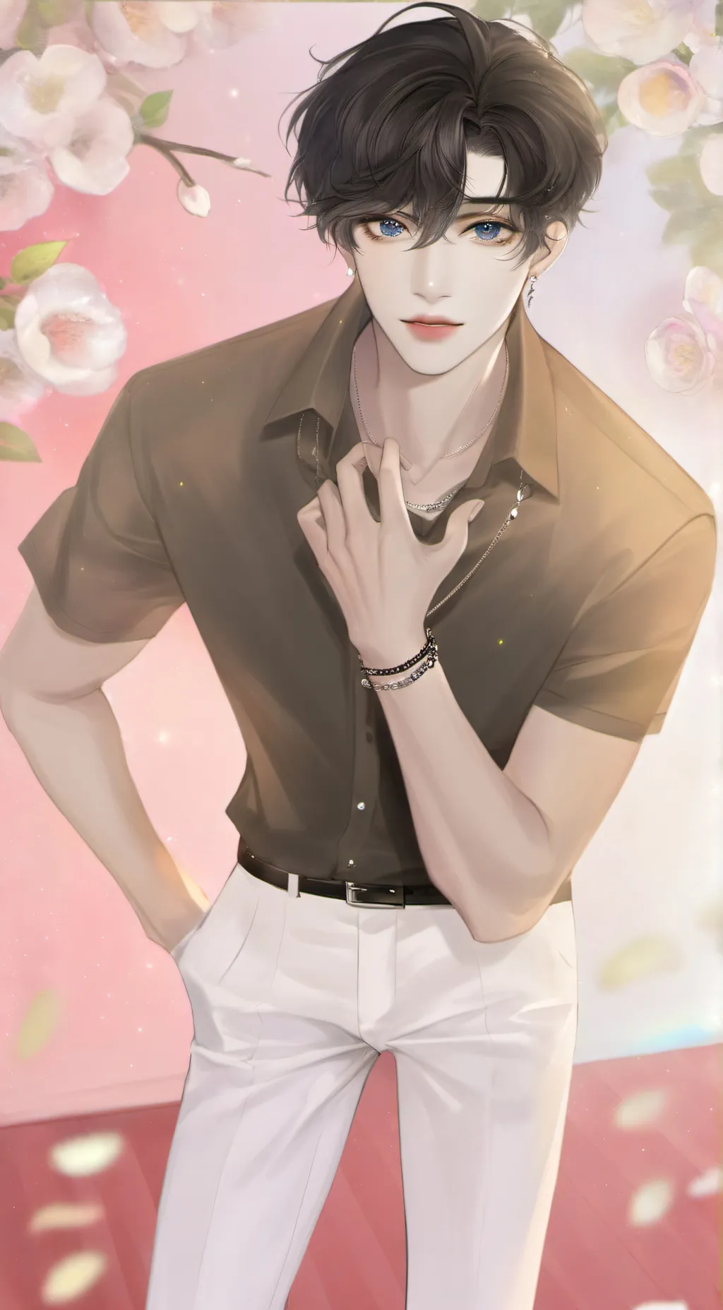 ai character: Luke. background