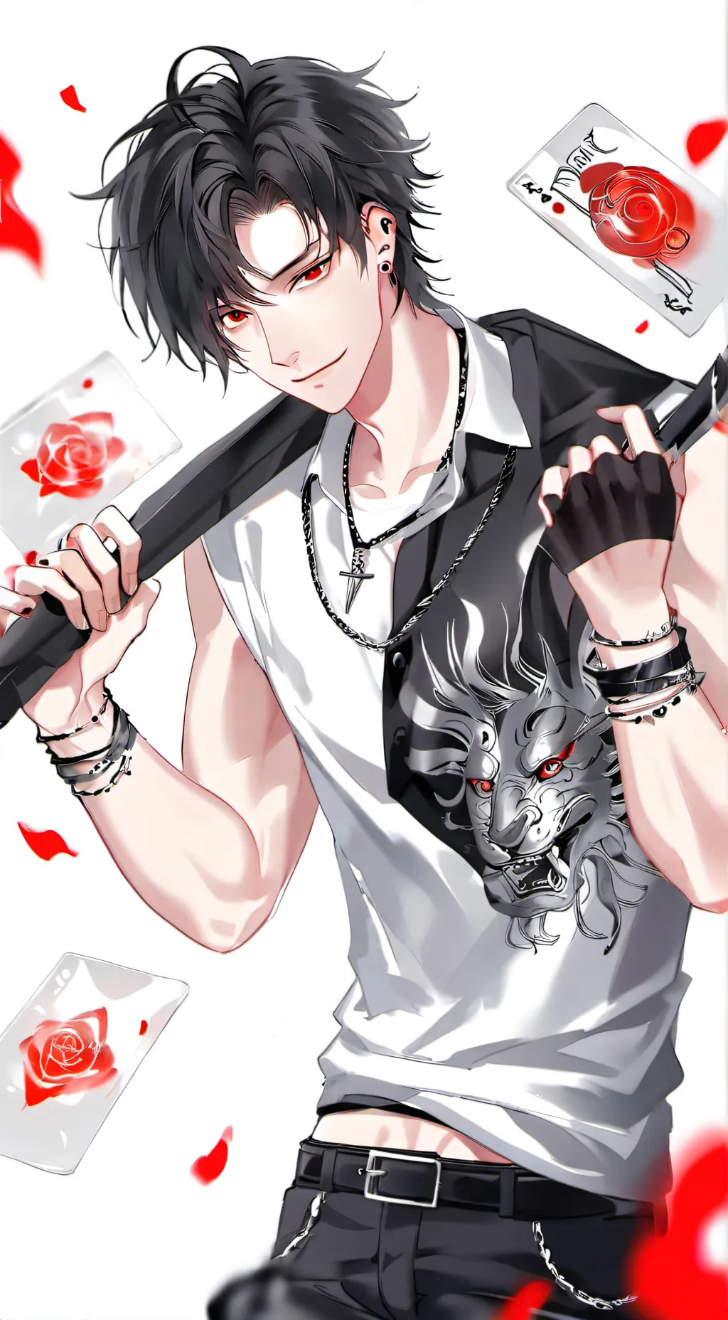 ai character: Damon ￼ background