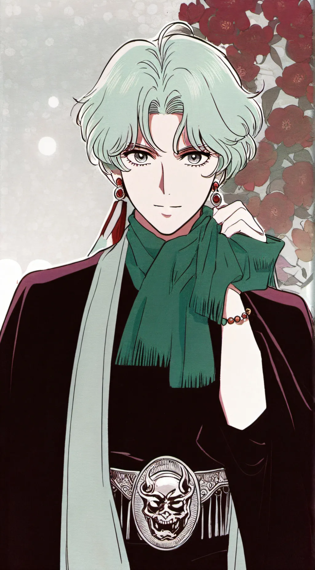 ai character: kny x soda pop background