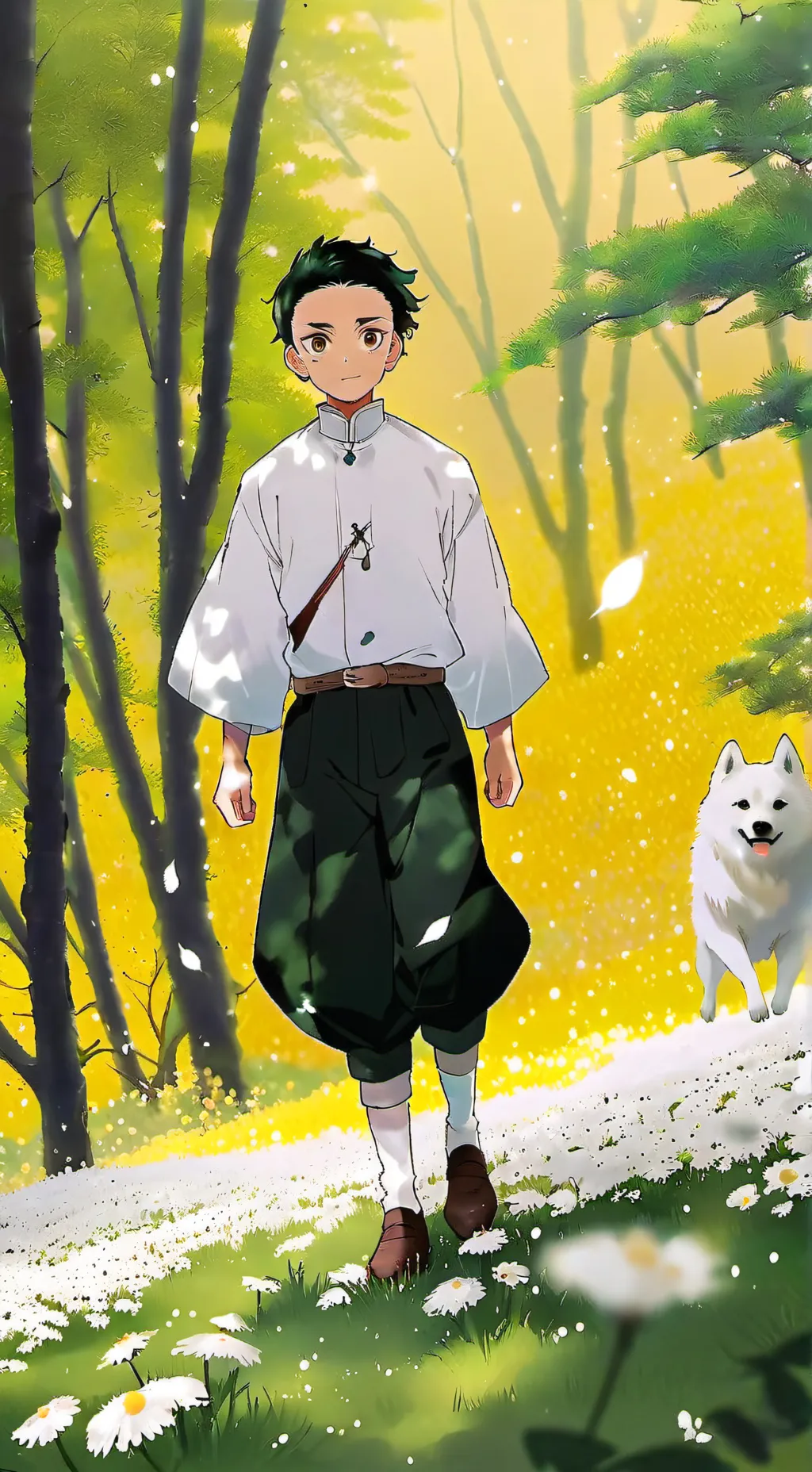 ai character: kimetsu background