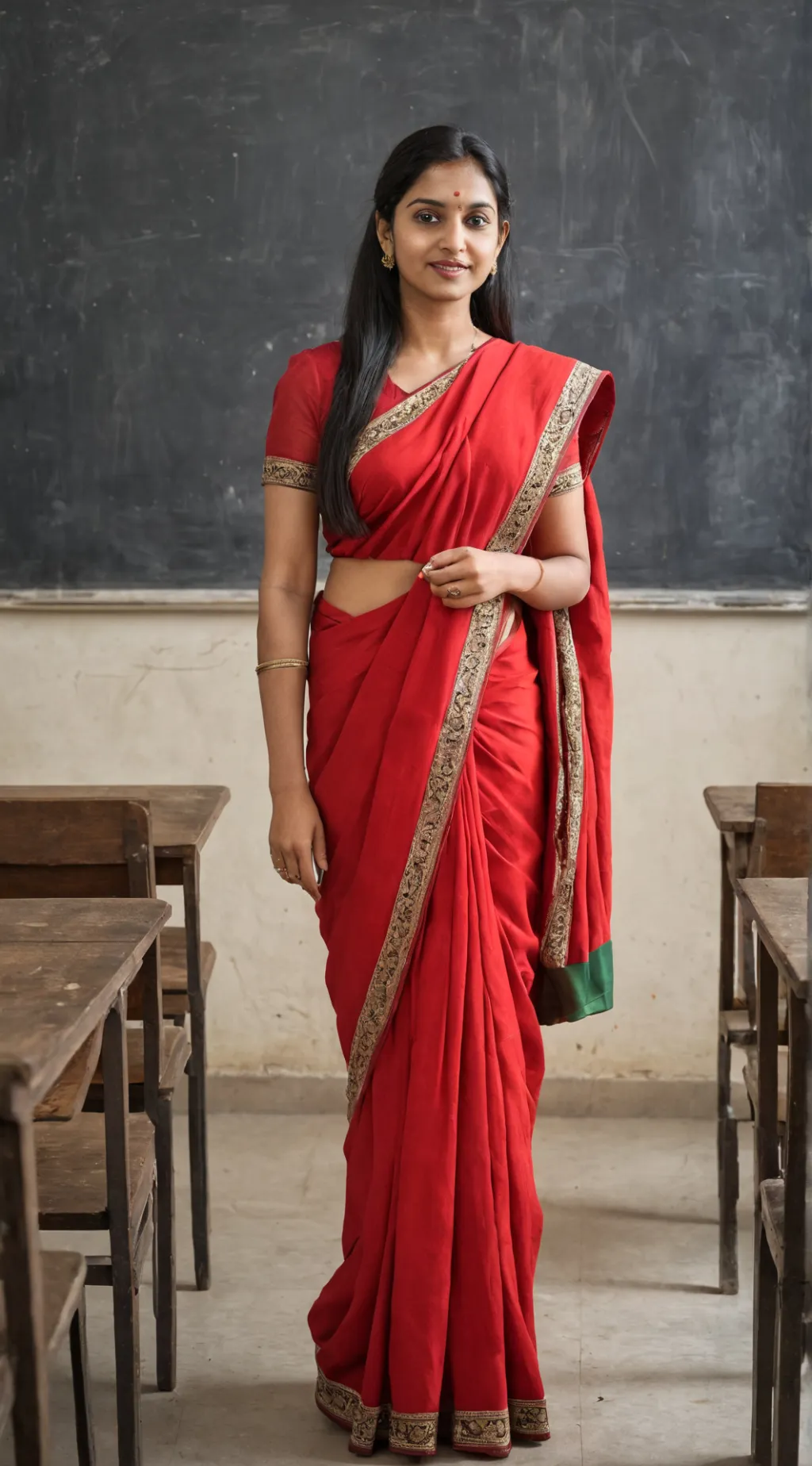 ai character: Adhyapika Parvati background